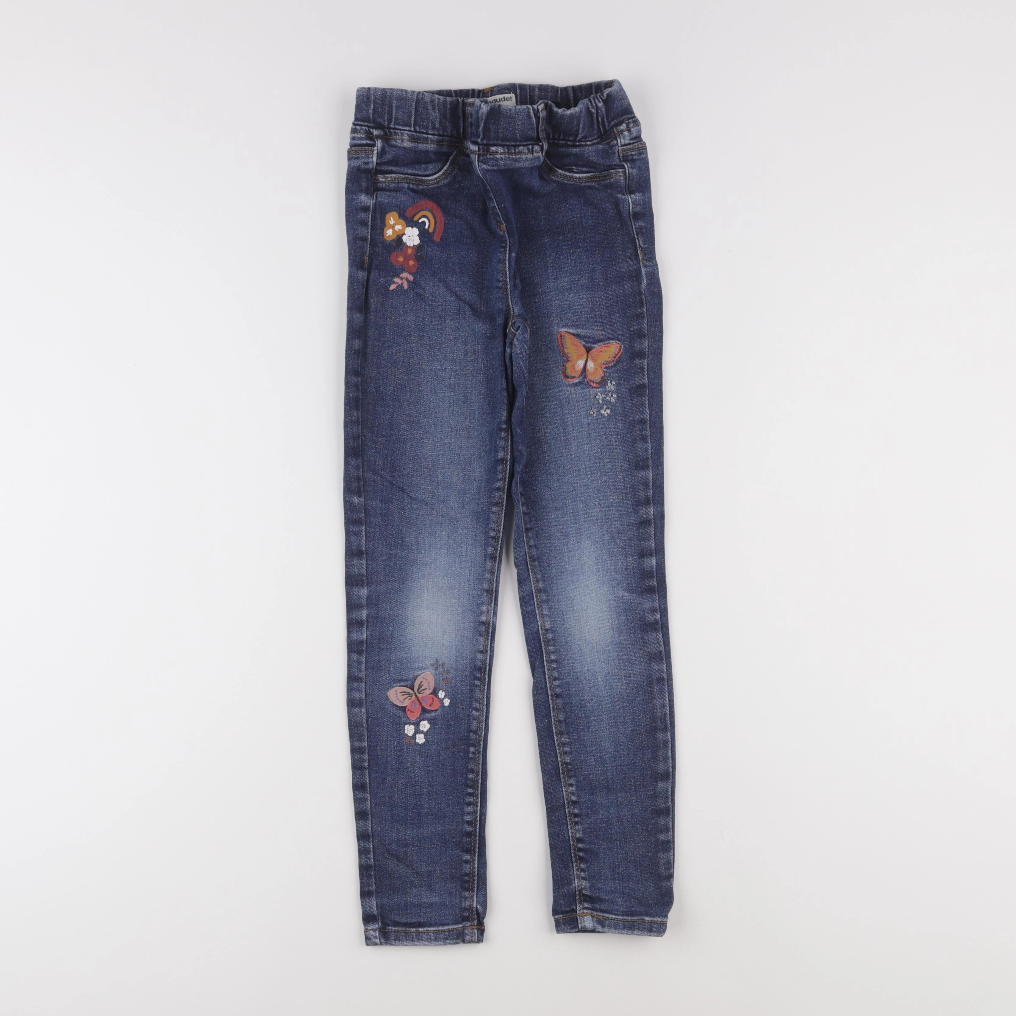 Vertbaudet - jegging bleu - 8 ans