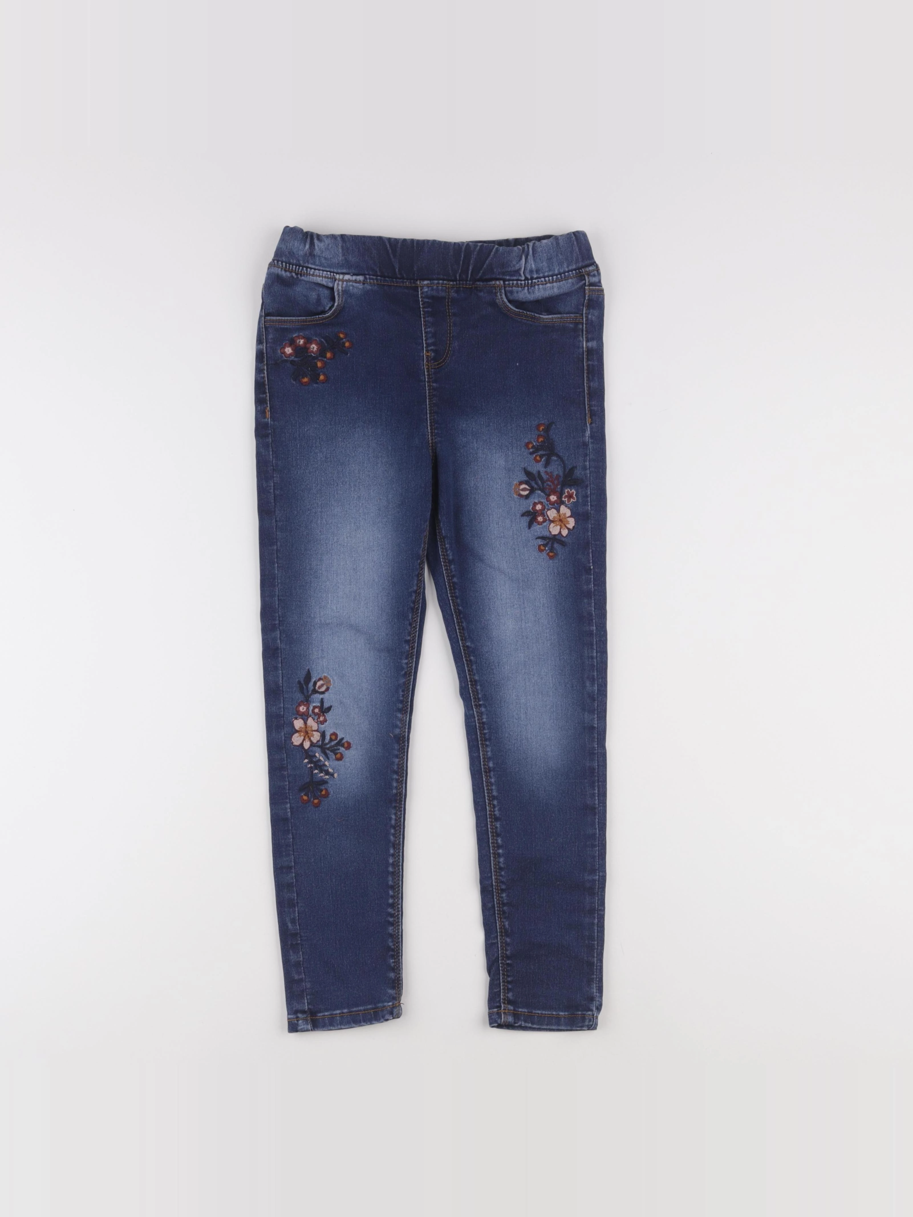 Vertbaudet - jegging bleu - 8 ans