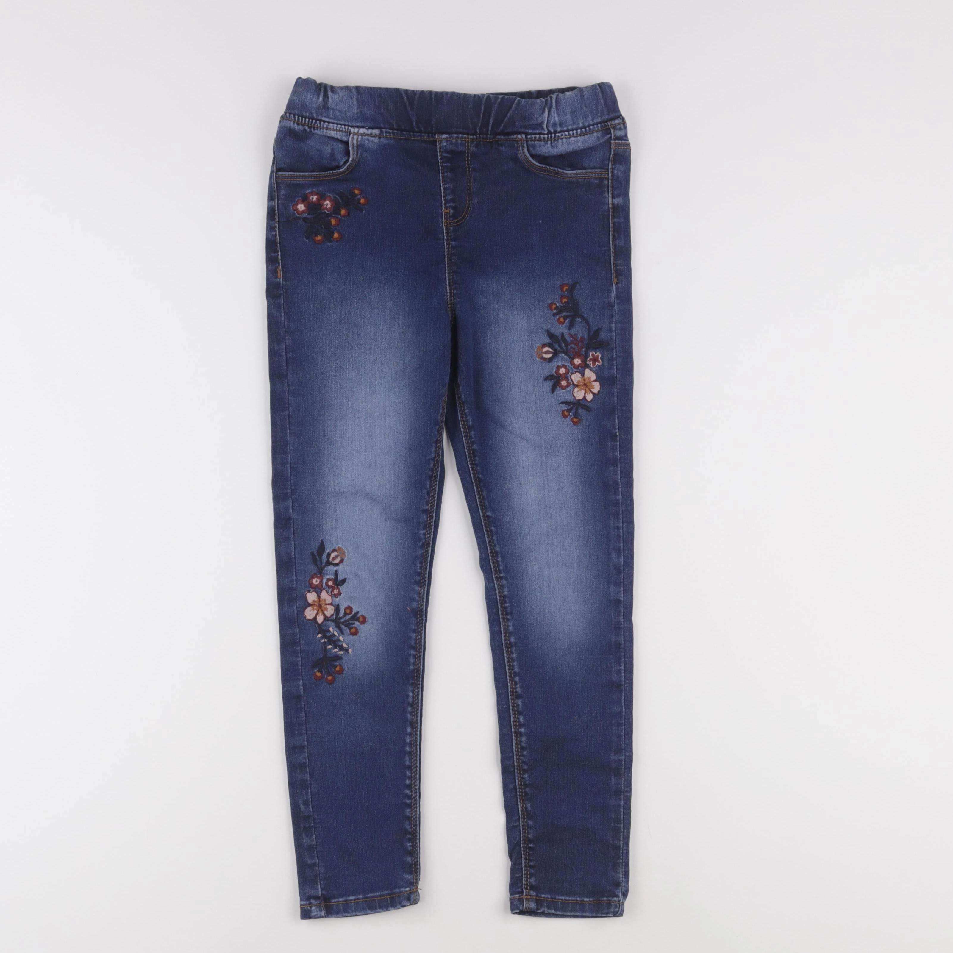Vertbaudet - jegging bleu - 8 ans