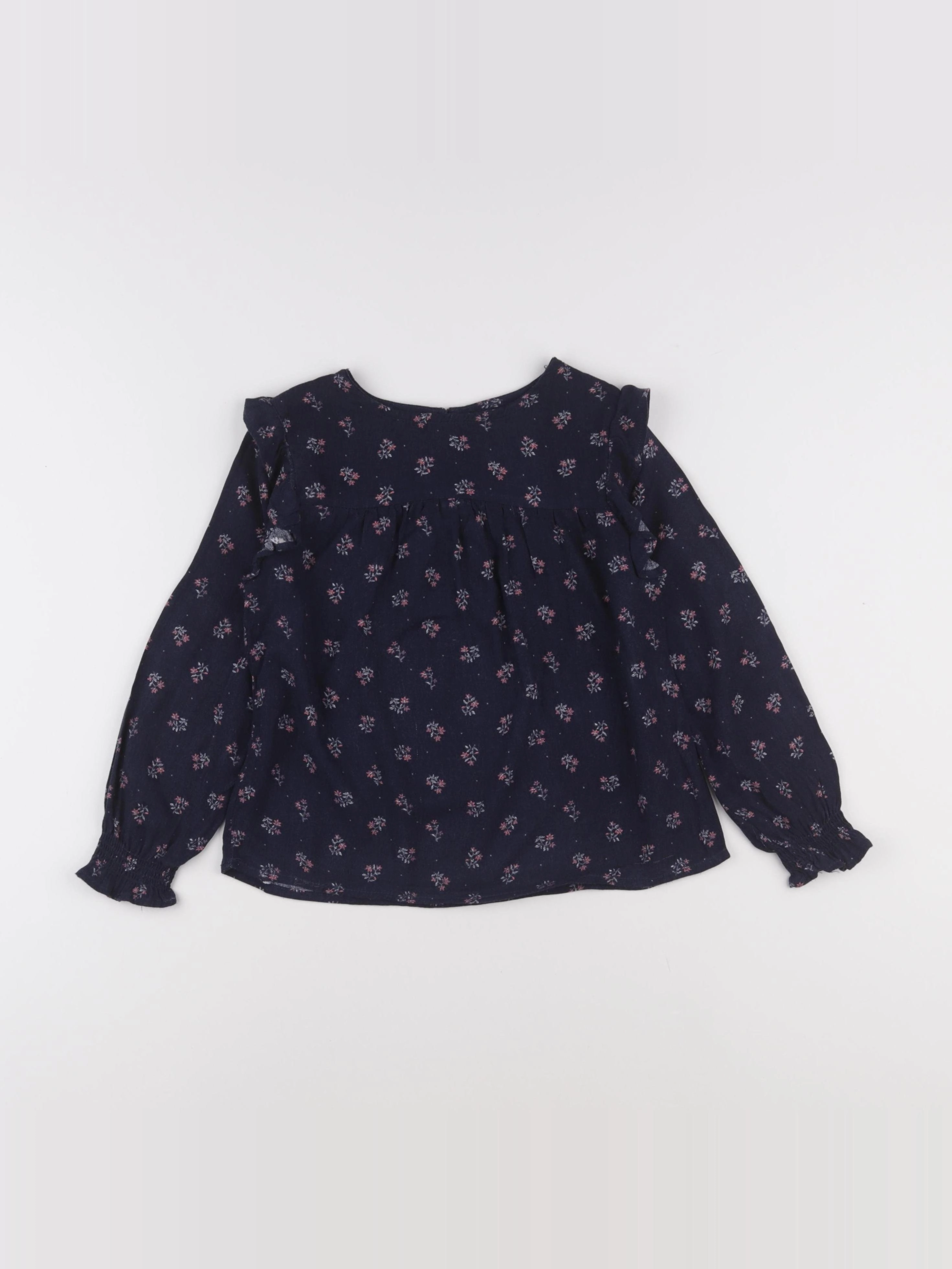 Vertbaudet - blouse bleu - 6 ans
