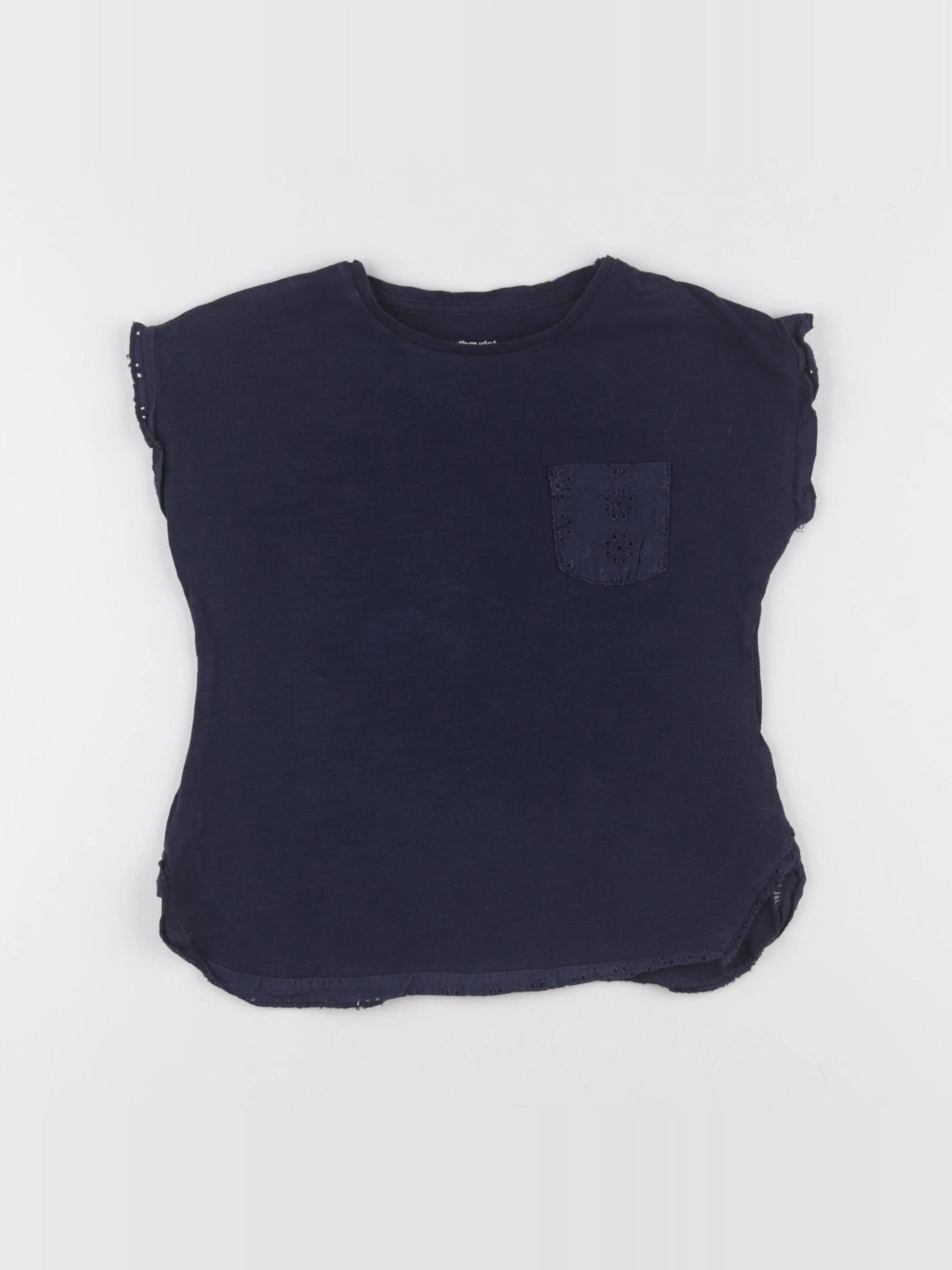 Vertbaudet - tee-shirt bleu - 6 ans