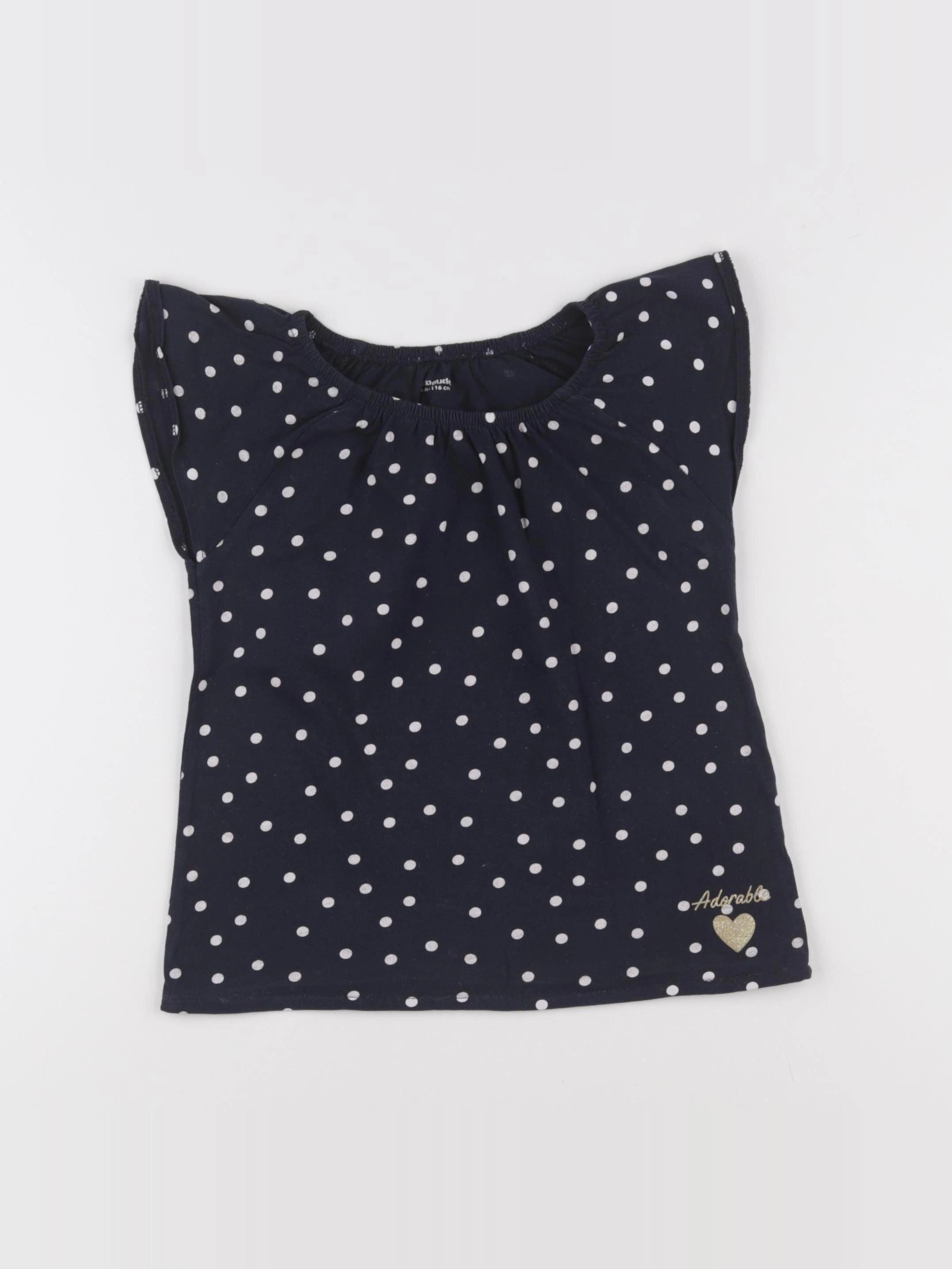 Vertbaudet - tee-shirt bleu - 6 ans