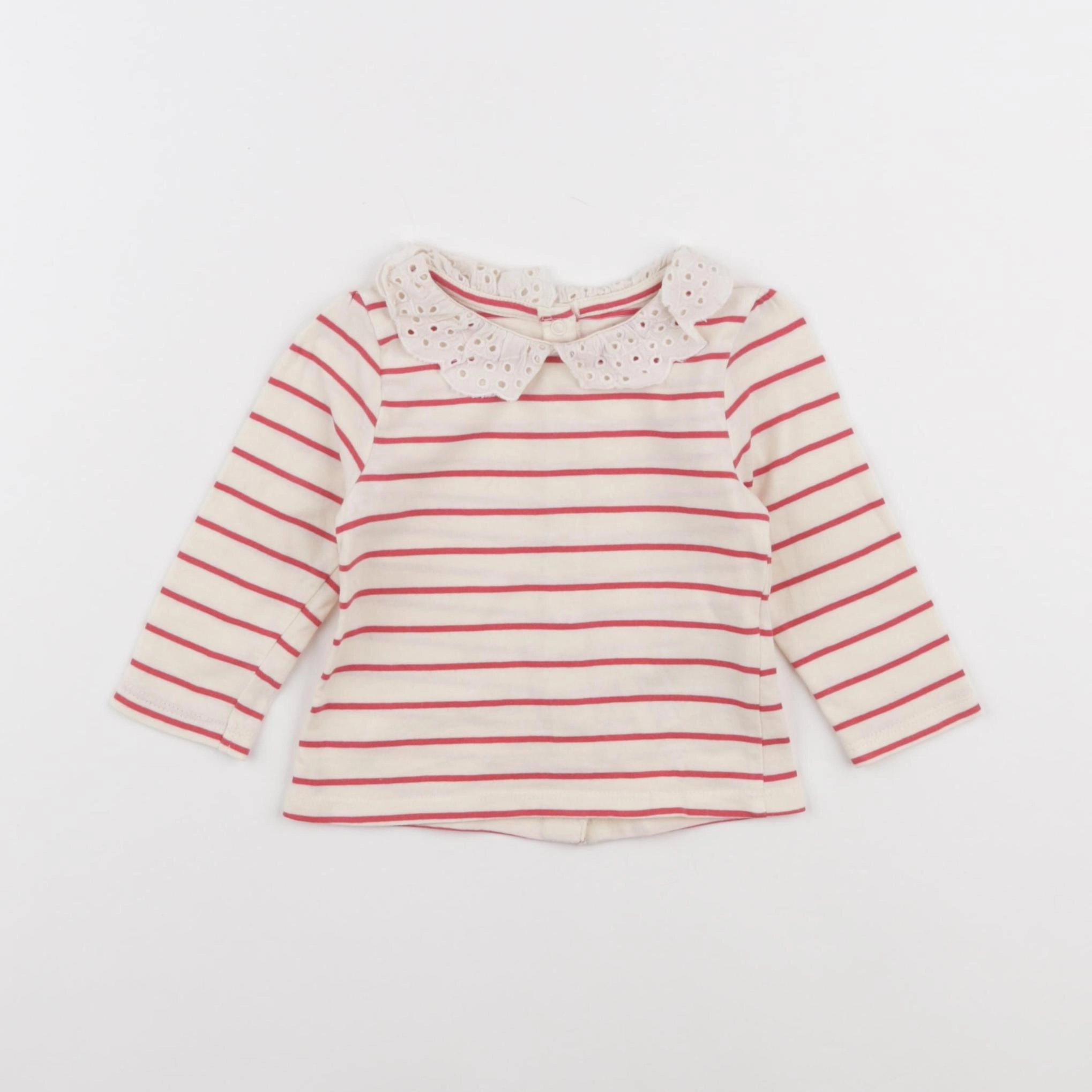 Vertbaudet - tee-shirt rose - 3 mois