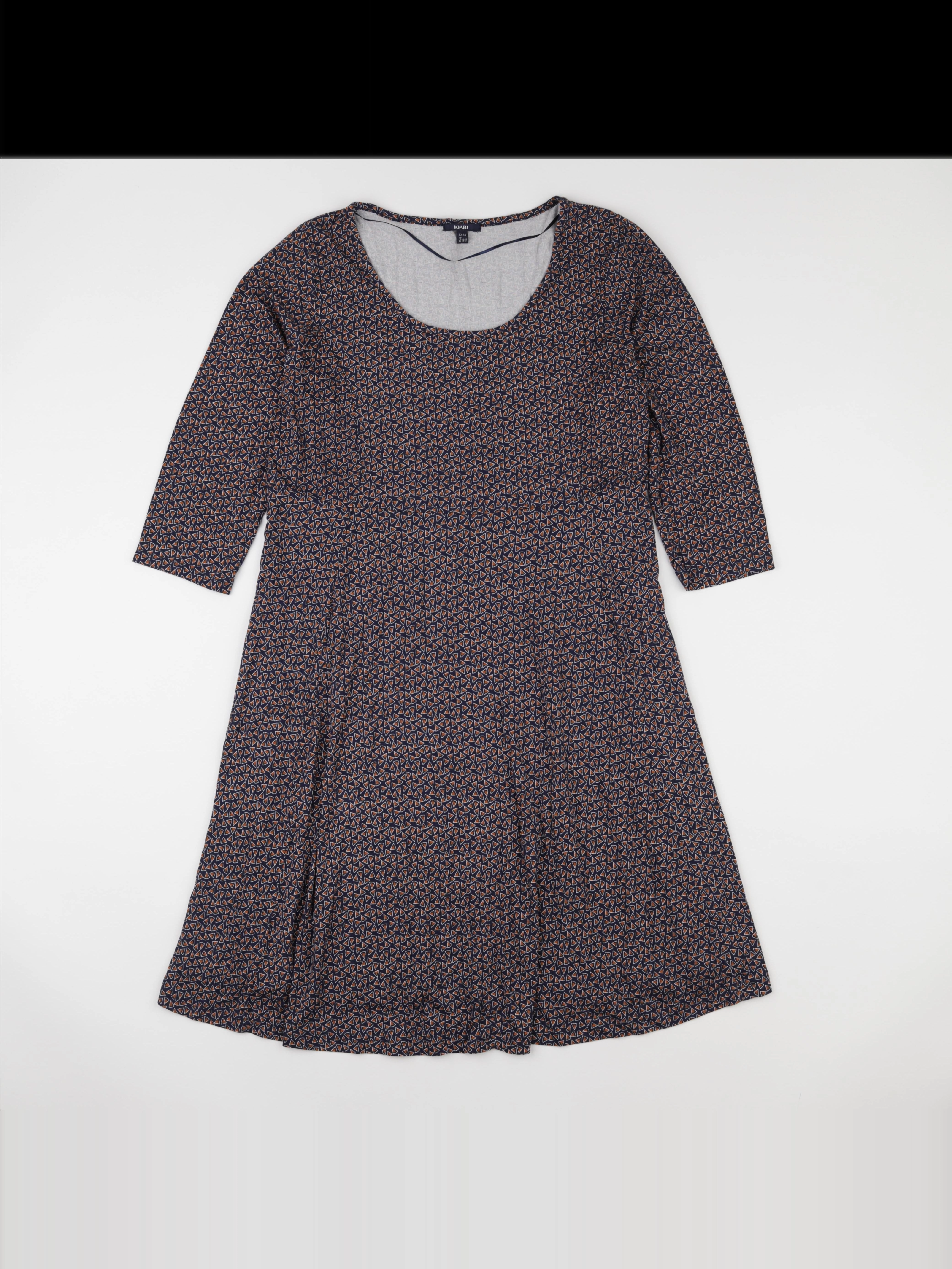 Kiabi - robe grossesse bleu, marron - 42 à 44