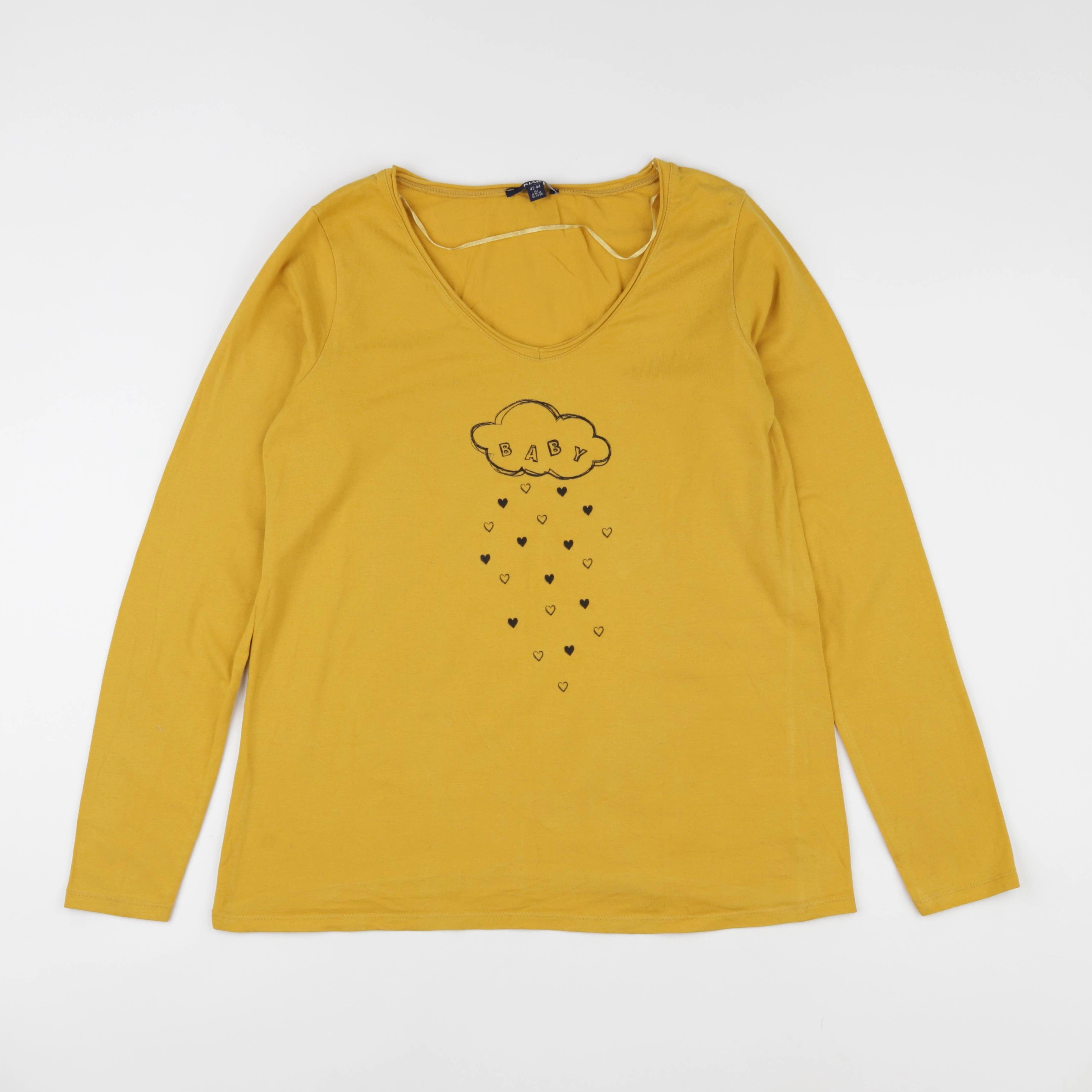 Kiabi - tee-shirt grossesse jaune - 42 à 44