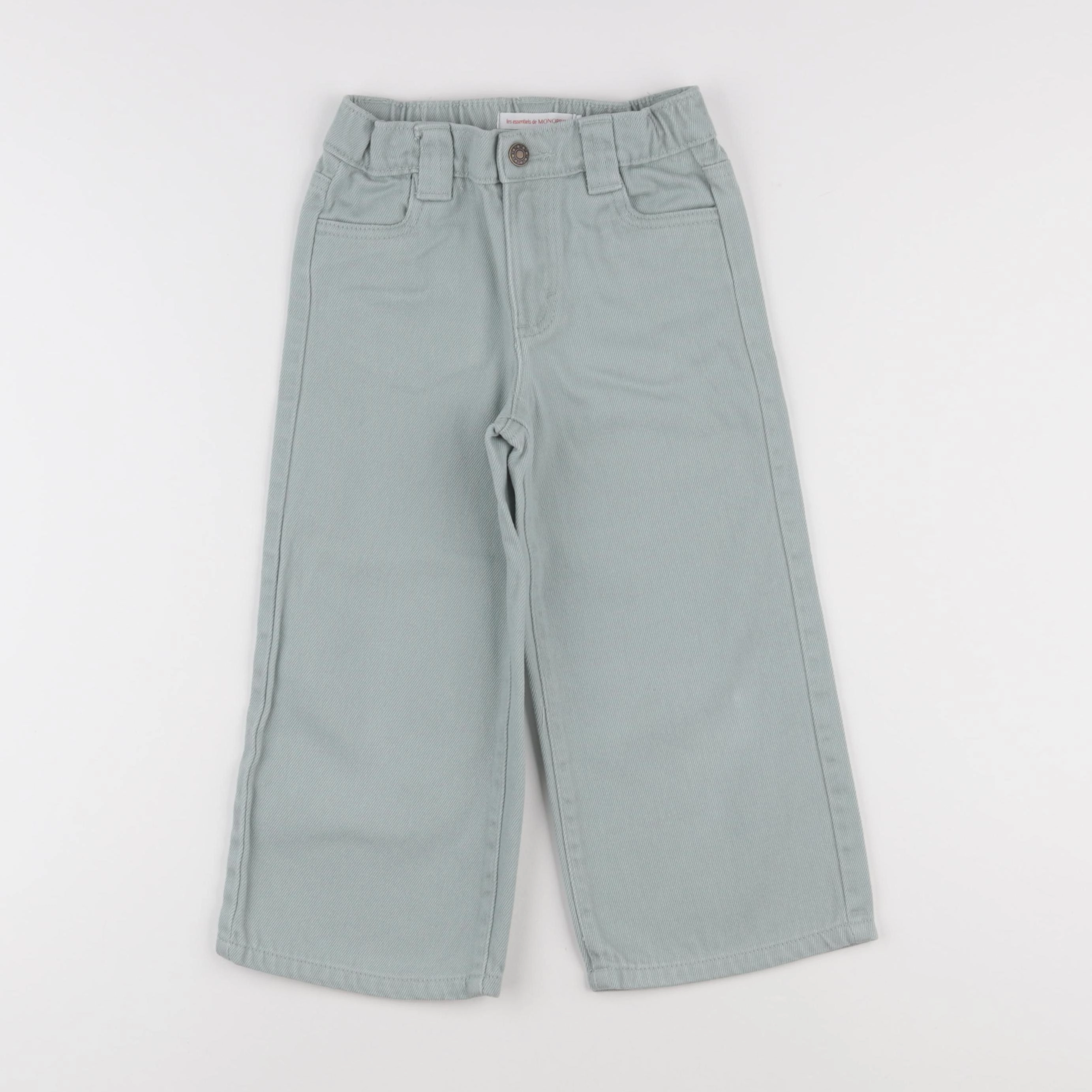 Monoprix - jean vert - 5 ans