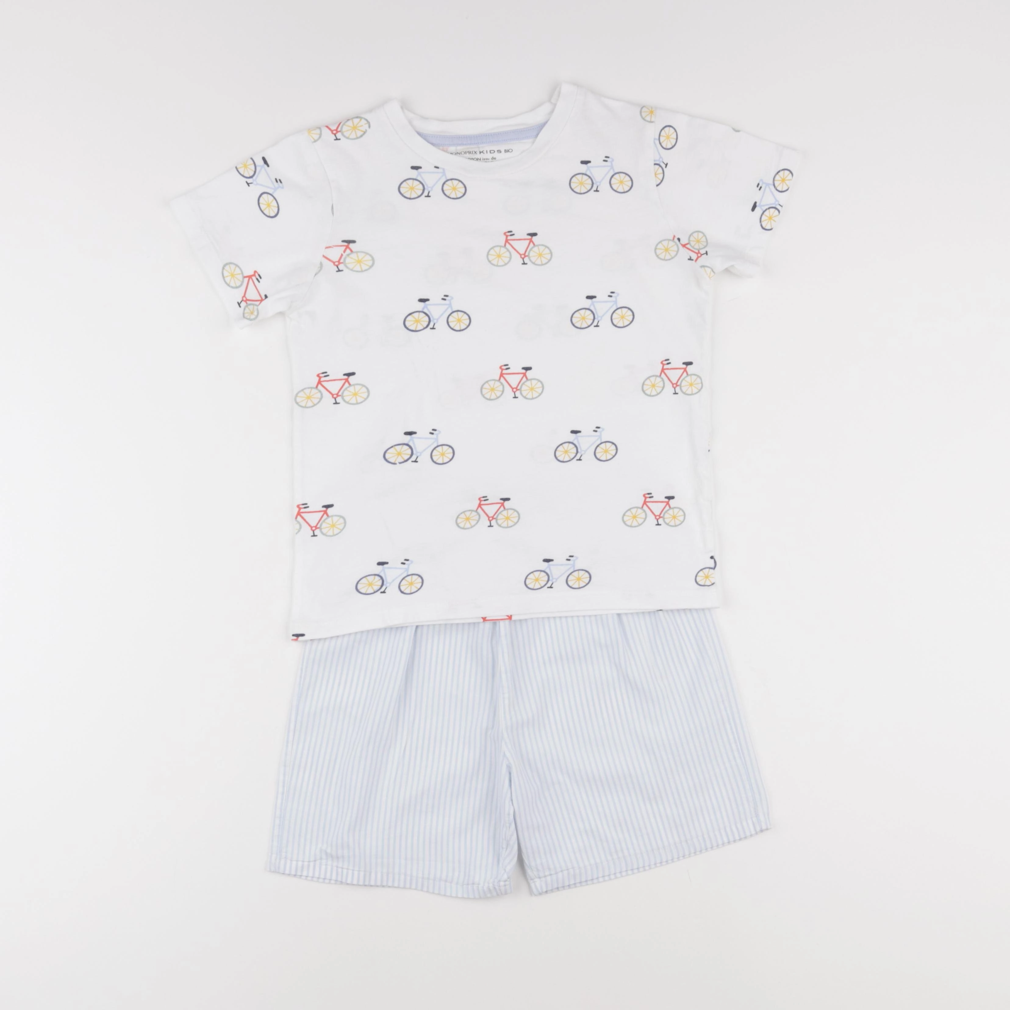 Monoprix - pyjama coton multicolore - 8 ans