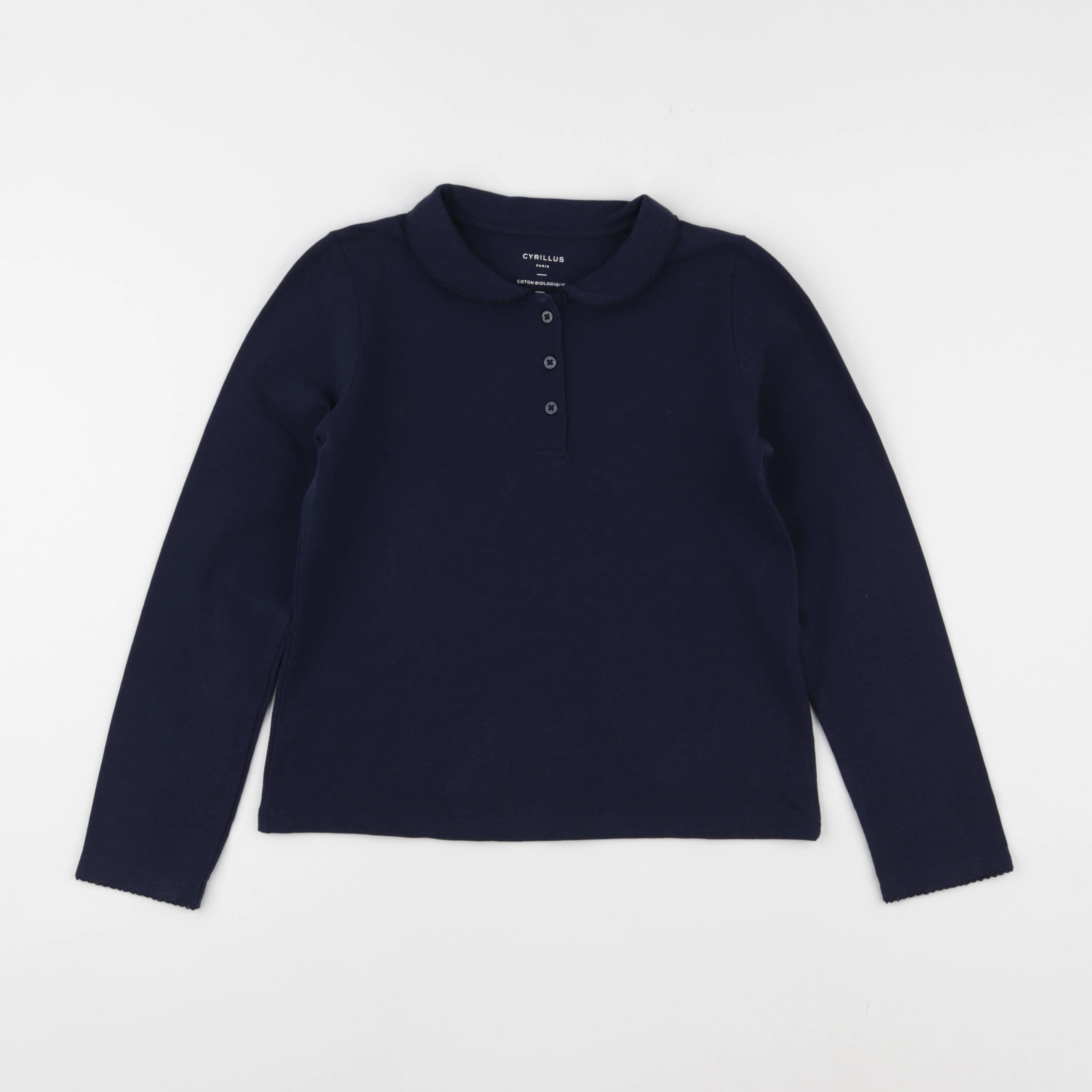 Cyrillus - polo bleu - 10 ans