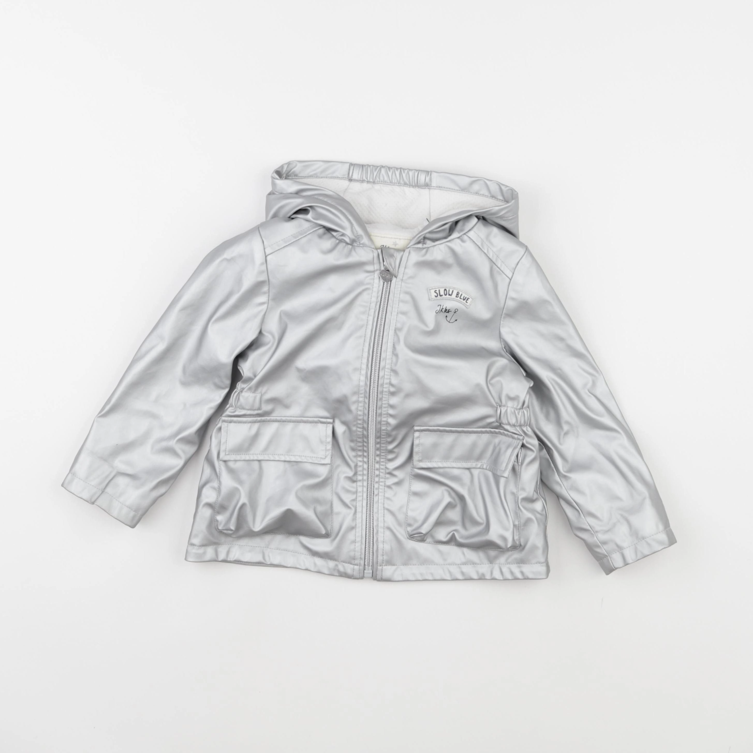 IKKS - imperméable argent - 2 ans