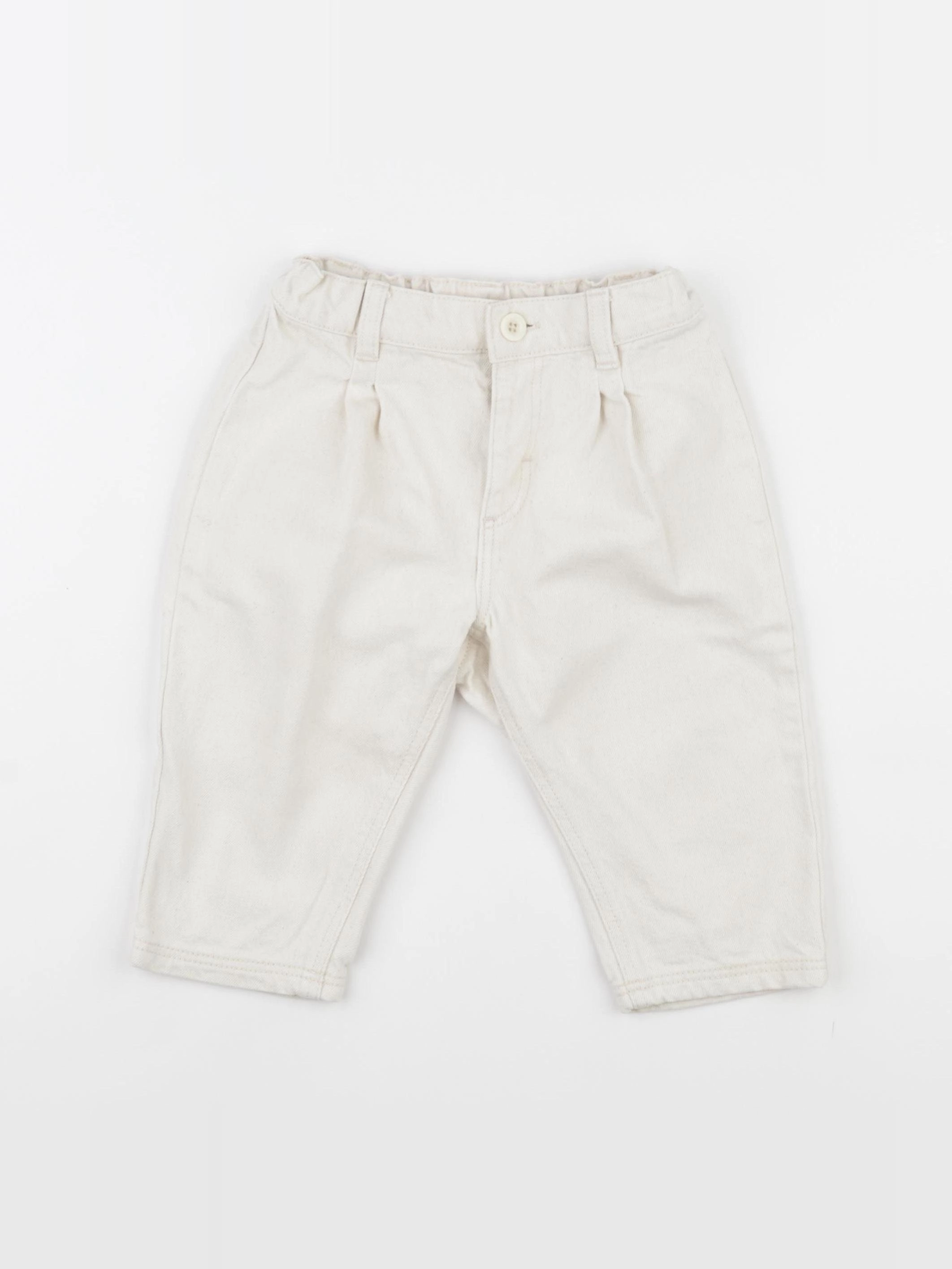 Petit Bateau - jean beige - 18 mois