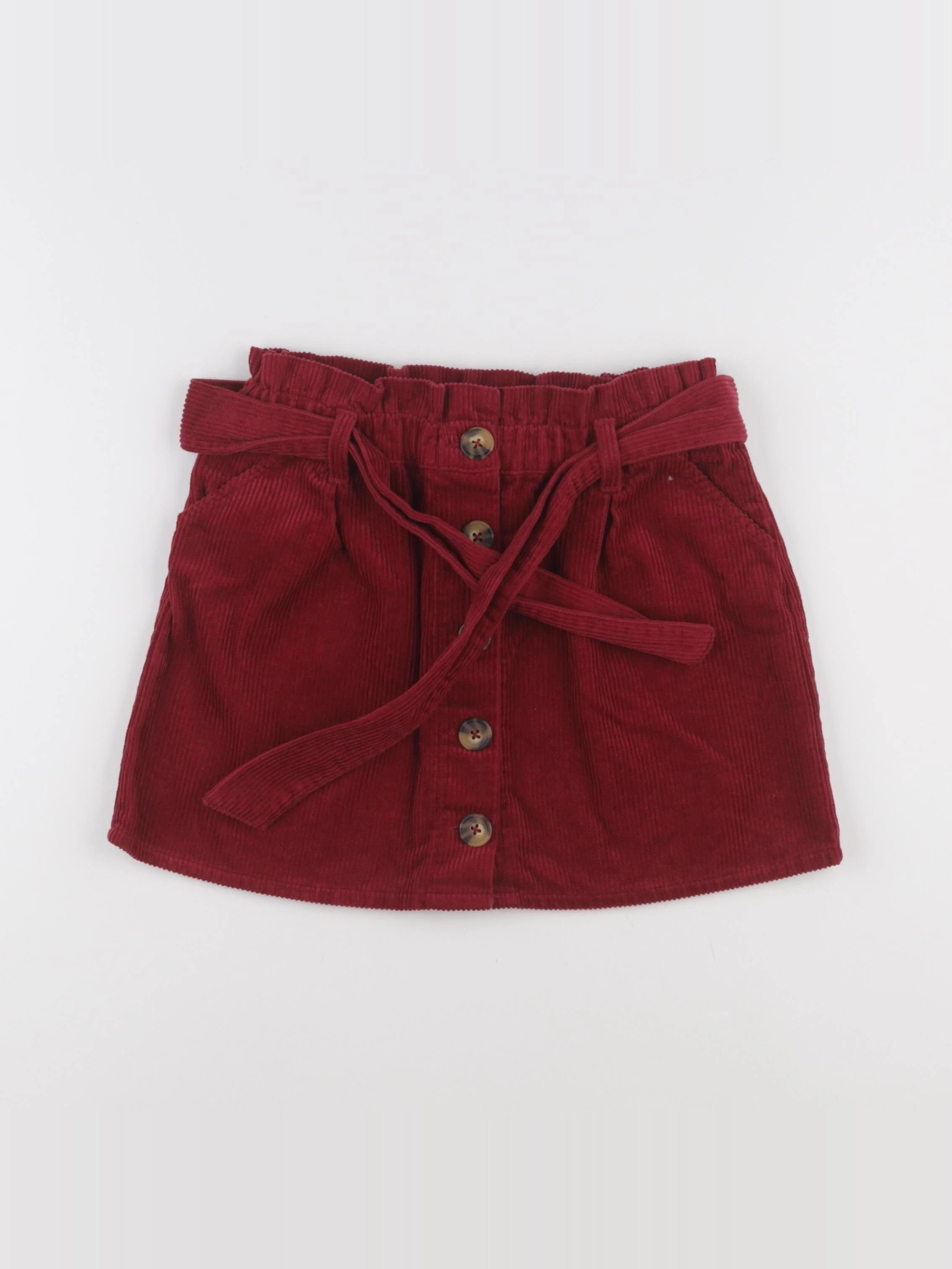 Vertbaudet - jupe rouge - 10 ans