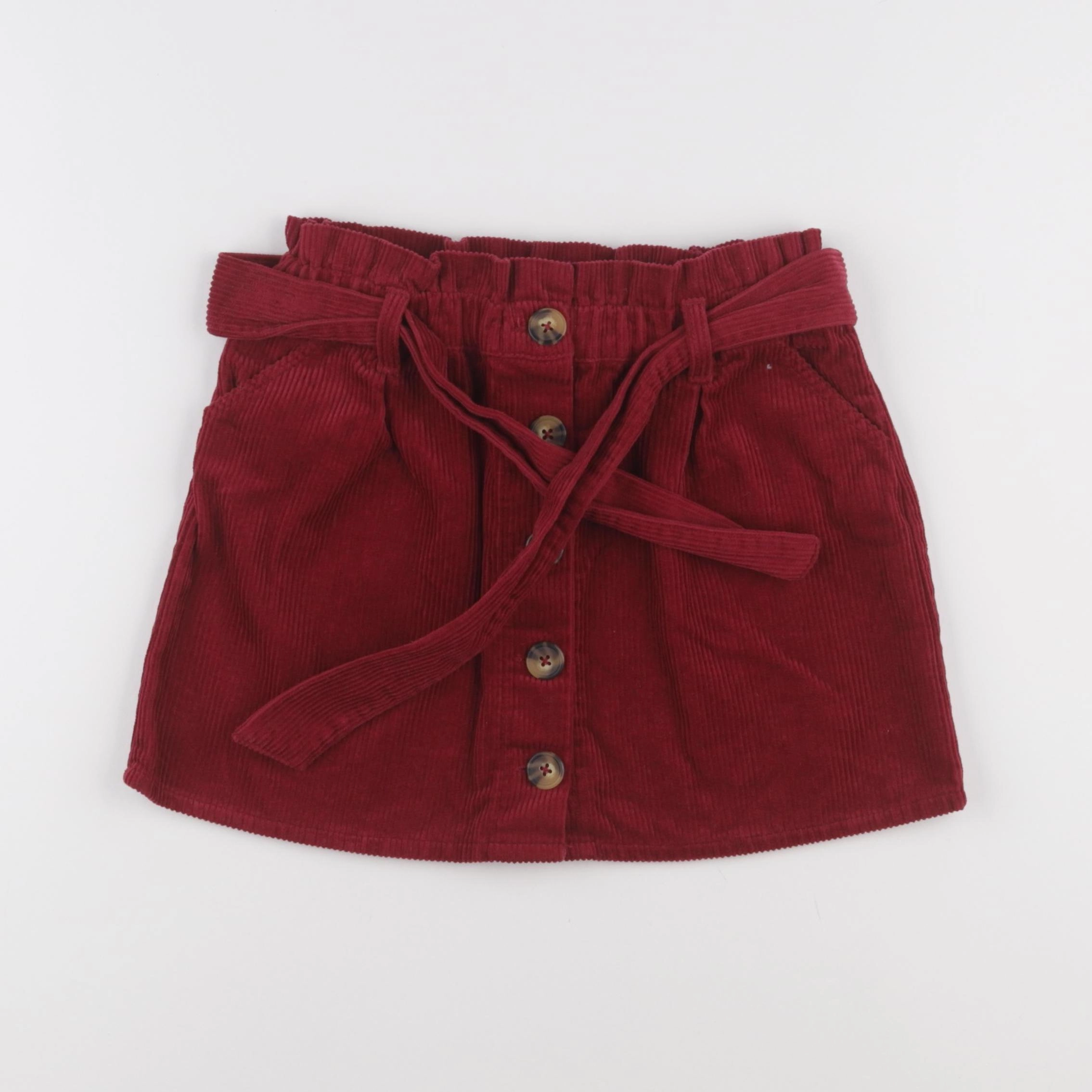 Vertbaudet - jupe rouge - 10 ans