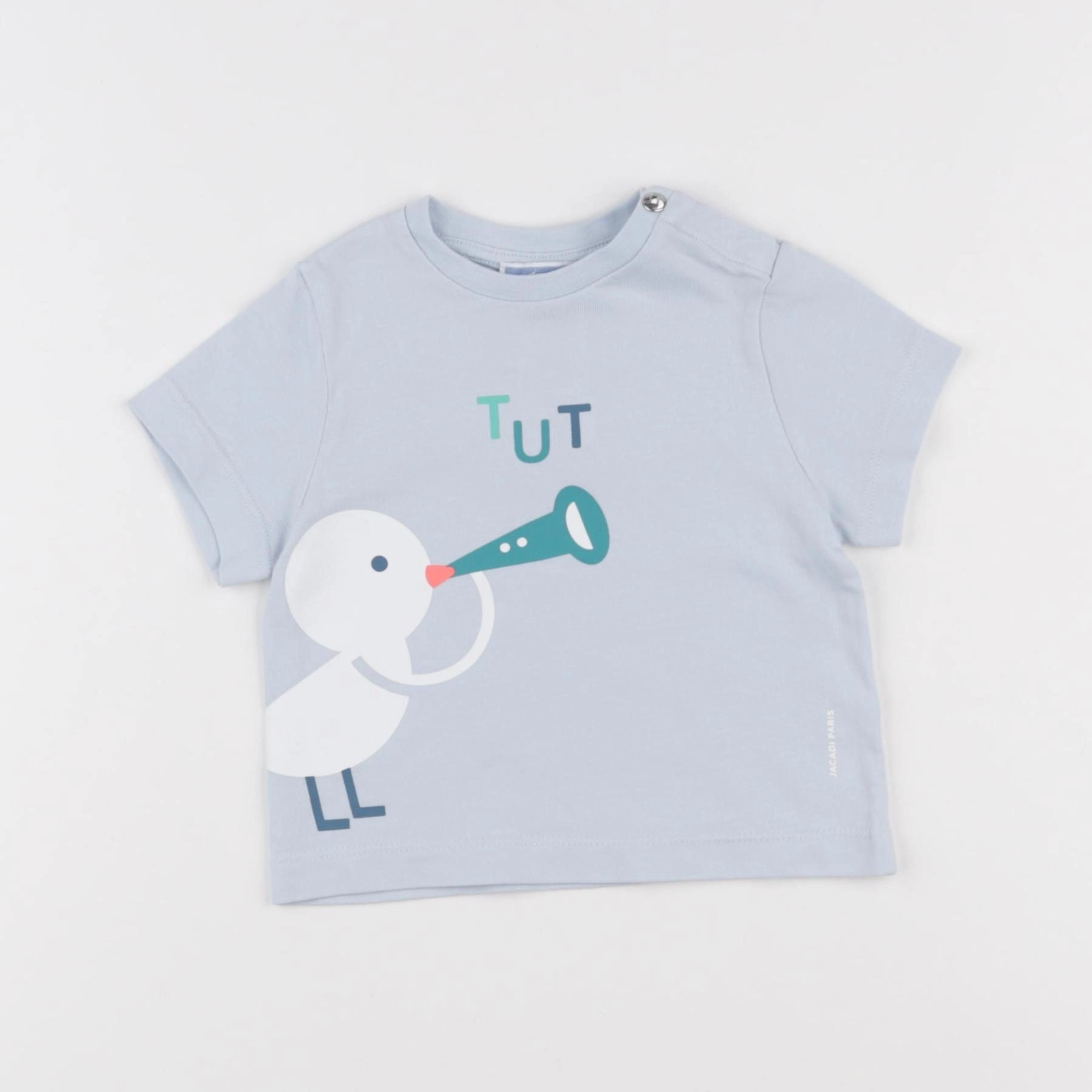 Jacadi - tee-shirt bleu - 12 mois