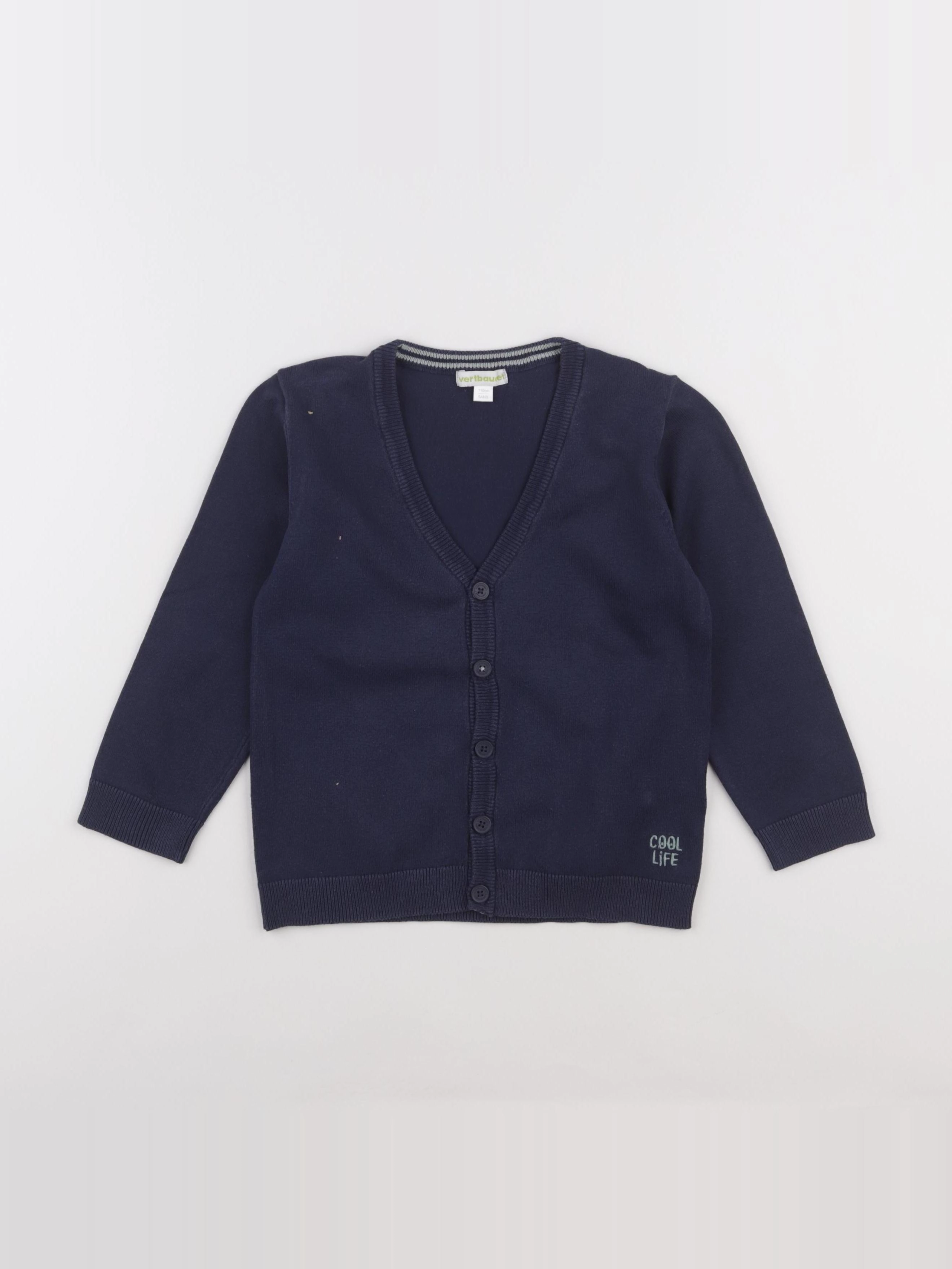 Vertbaudet - gilet bleu - 5 ans