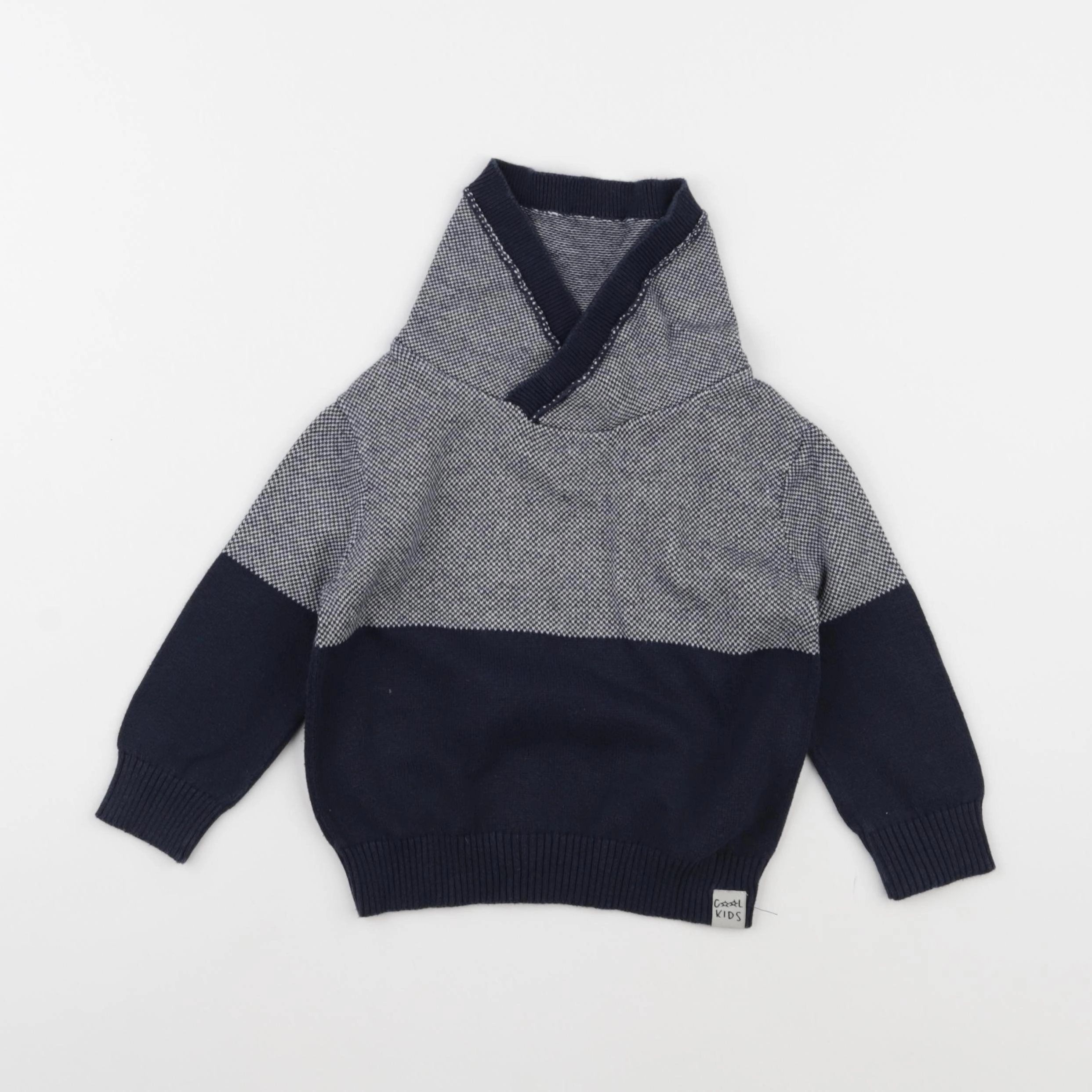 Vertbaudet - pull bleu - 2 ans