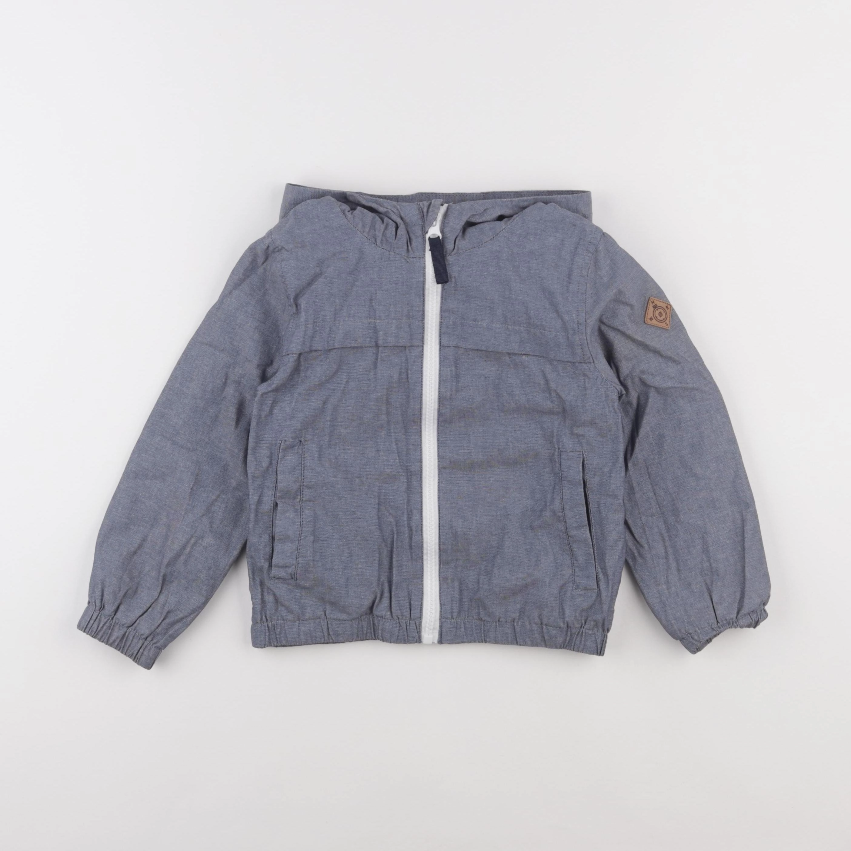 Vertbaudet - imperméable bleu - 4 ans