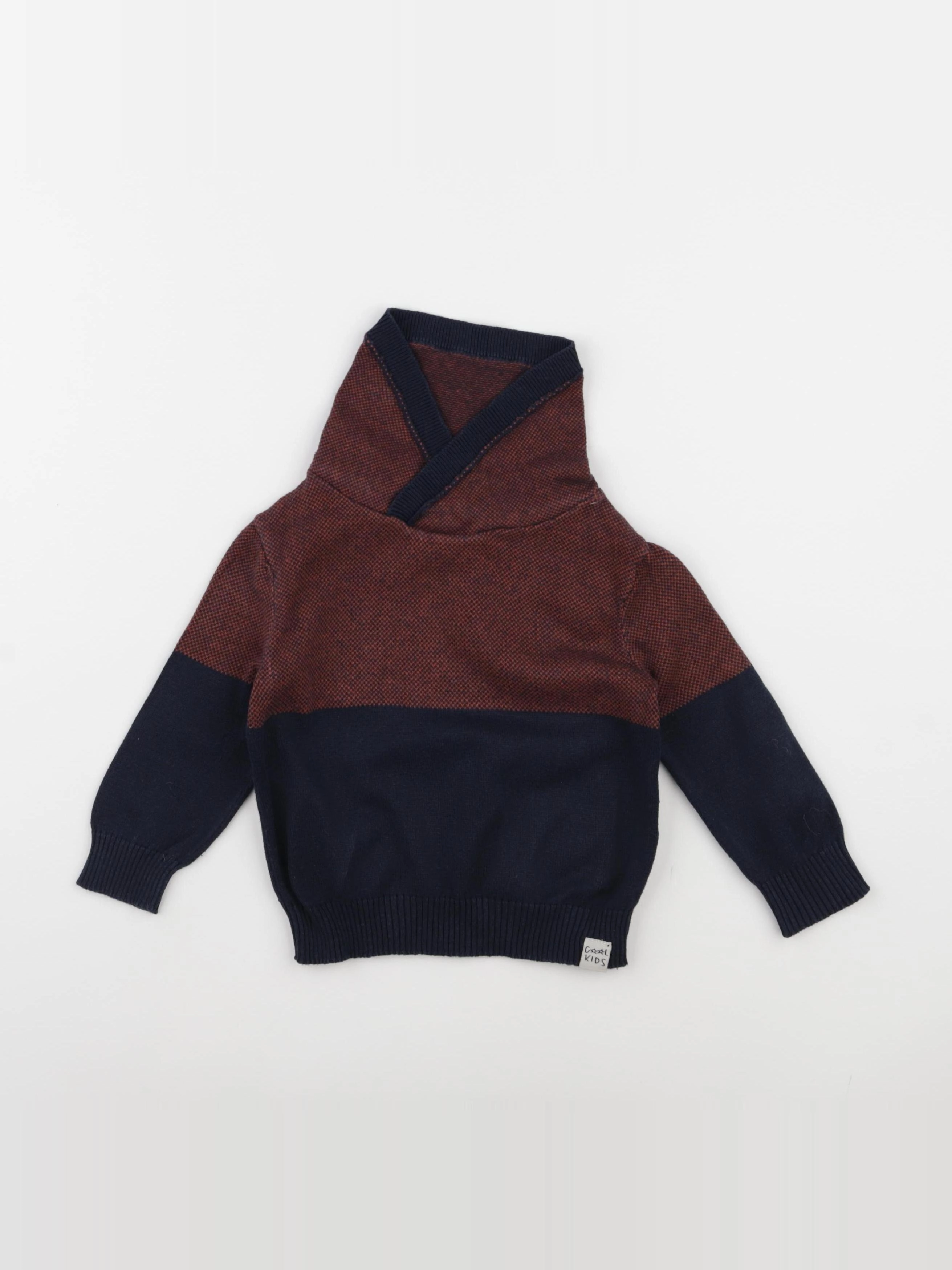 Vertbaudet - pull bleu - 2 ans