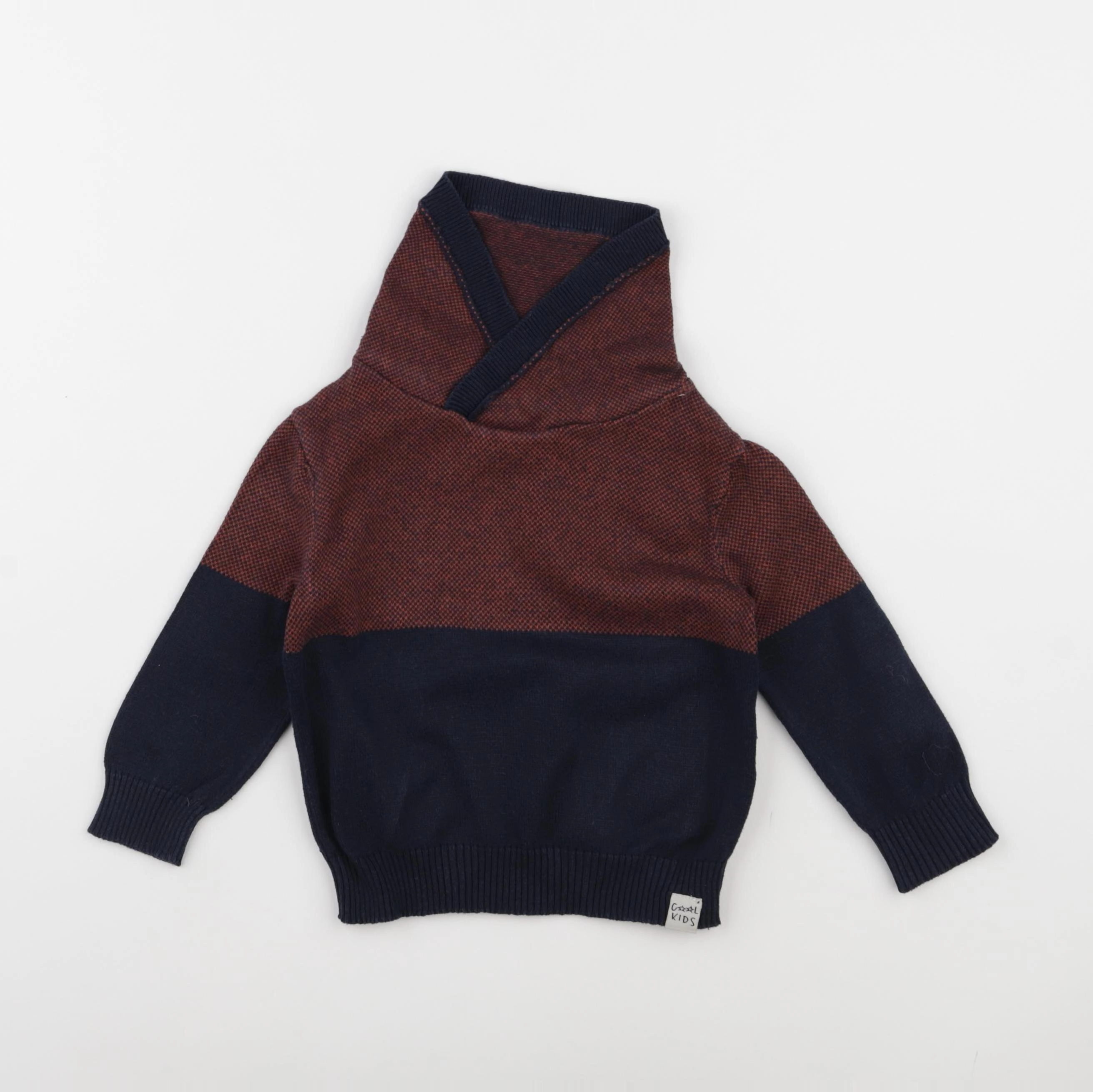 Vertbaudet - pull bleu - 2 ans