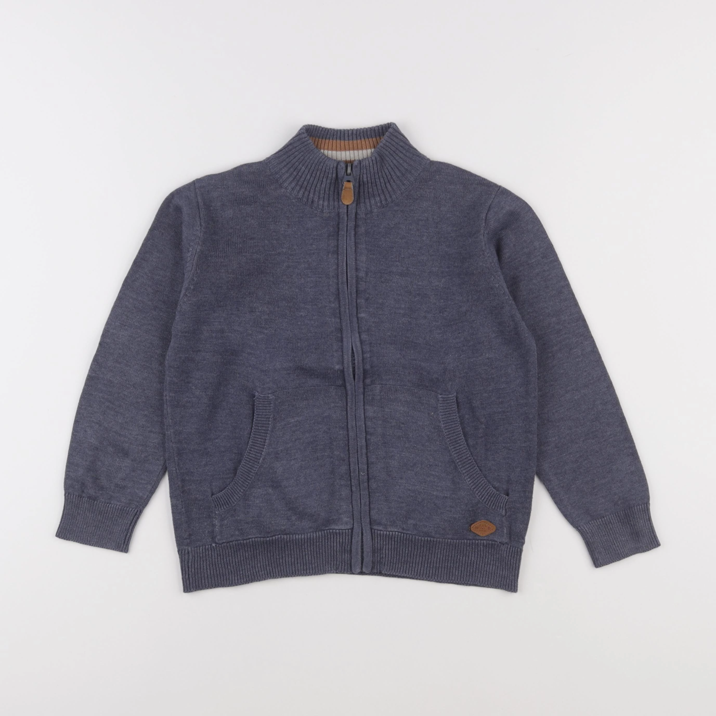 Vertbaudet - gilet bleu - 6 ans