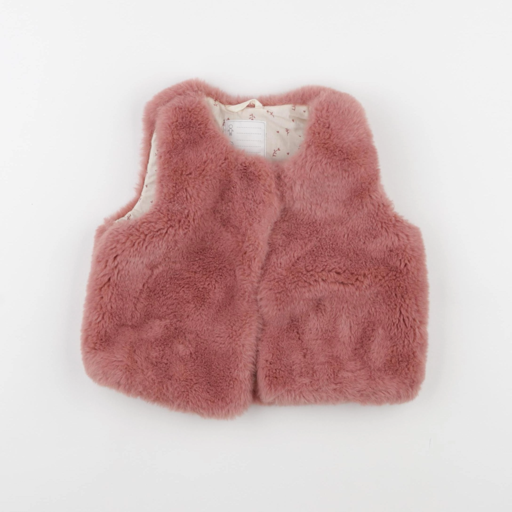 Vertbaudet - gilet rose - 4 ans