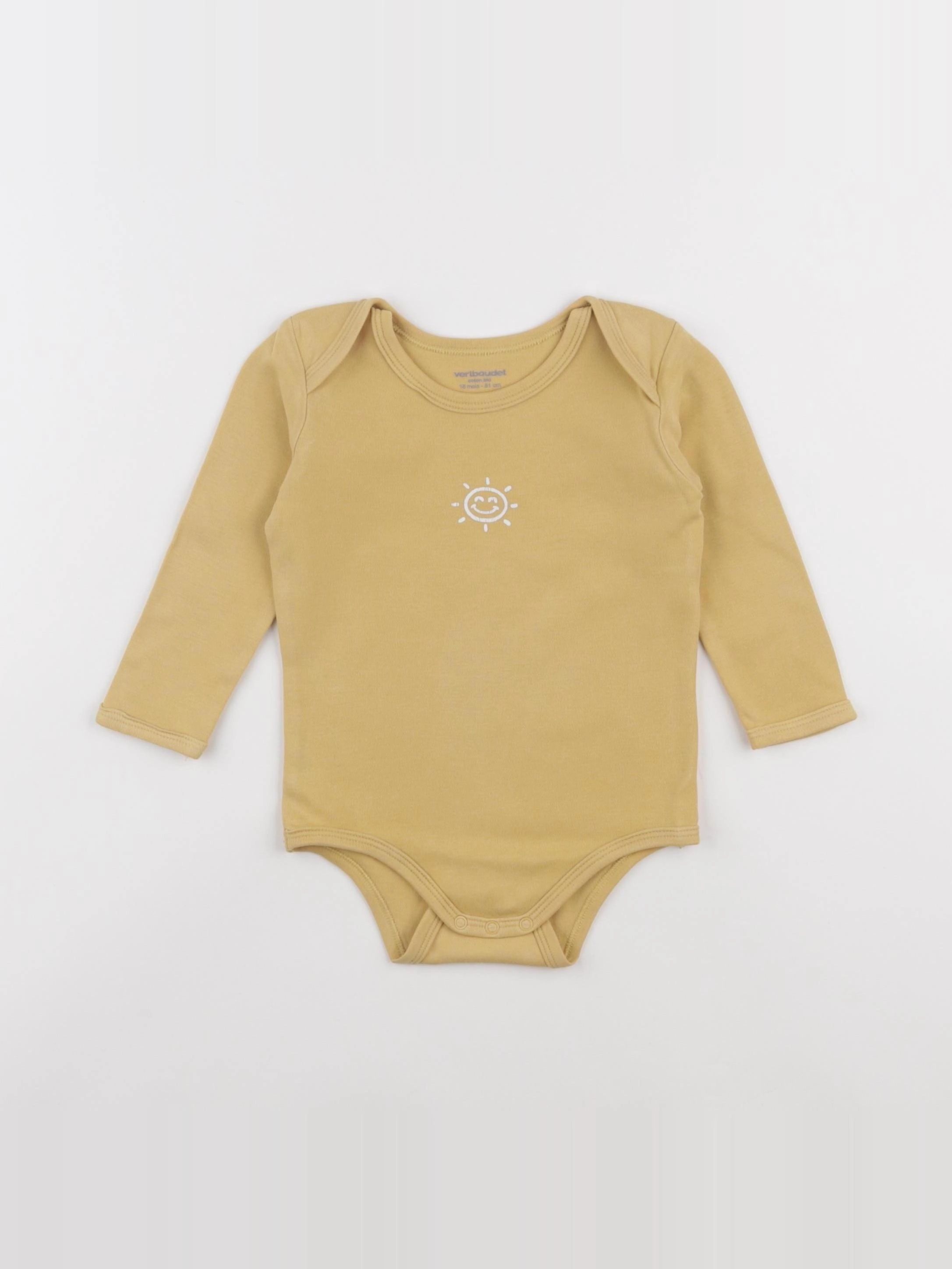 Vertbaudet - body jaune - 18 mois