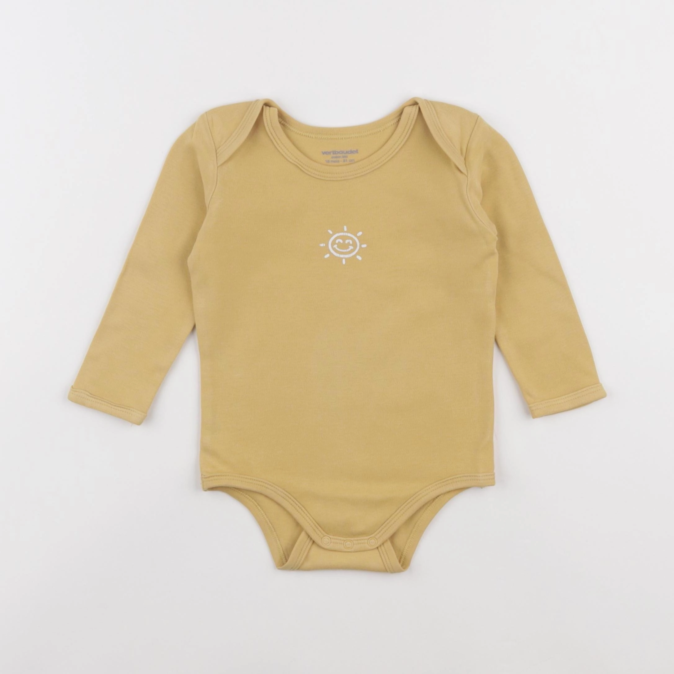 Vertbaudet - body jaune - 18 mois