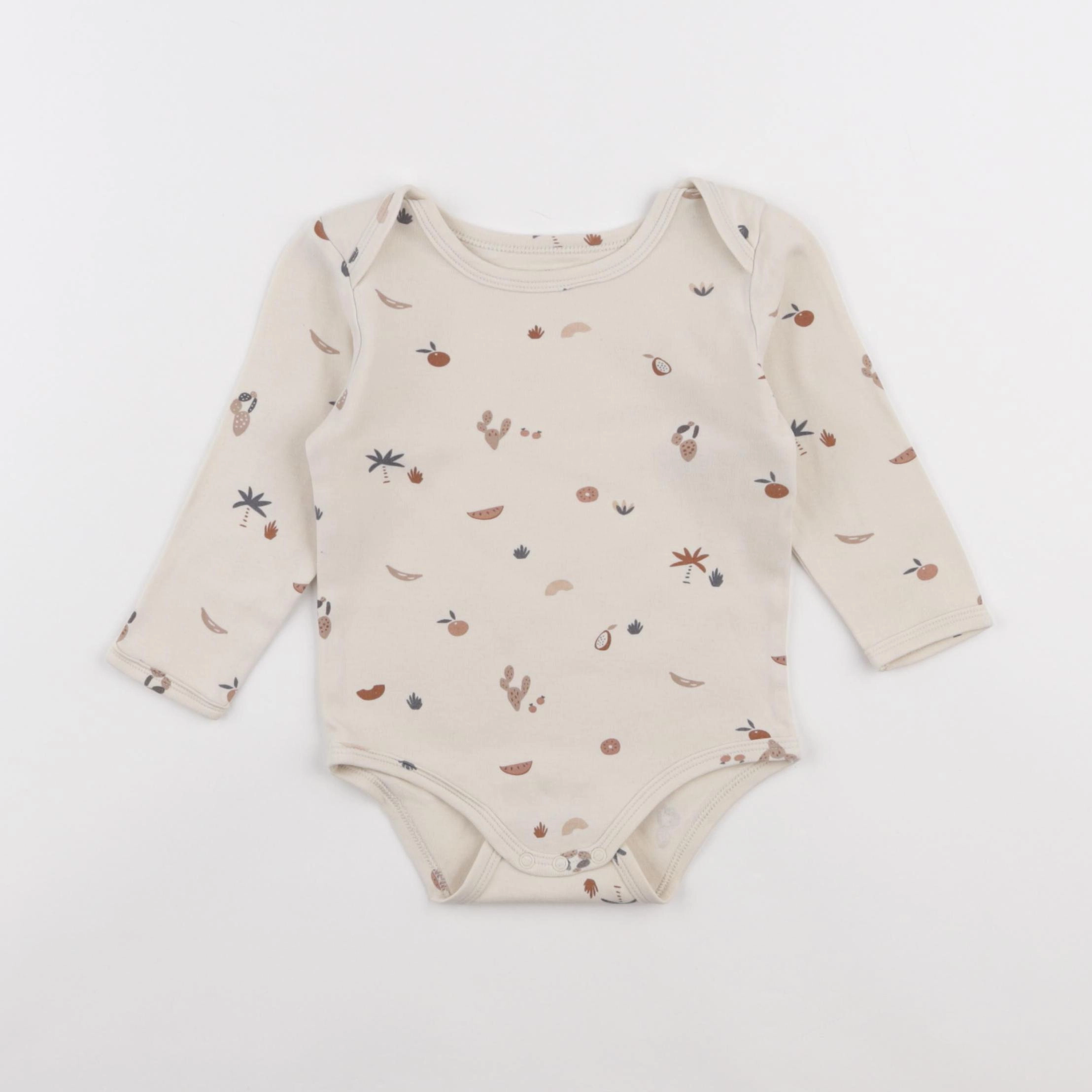 Vertbaudet - body marron - 18 mois