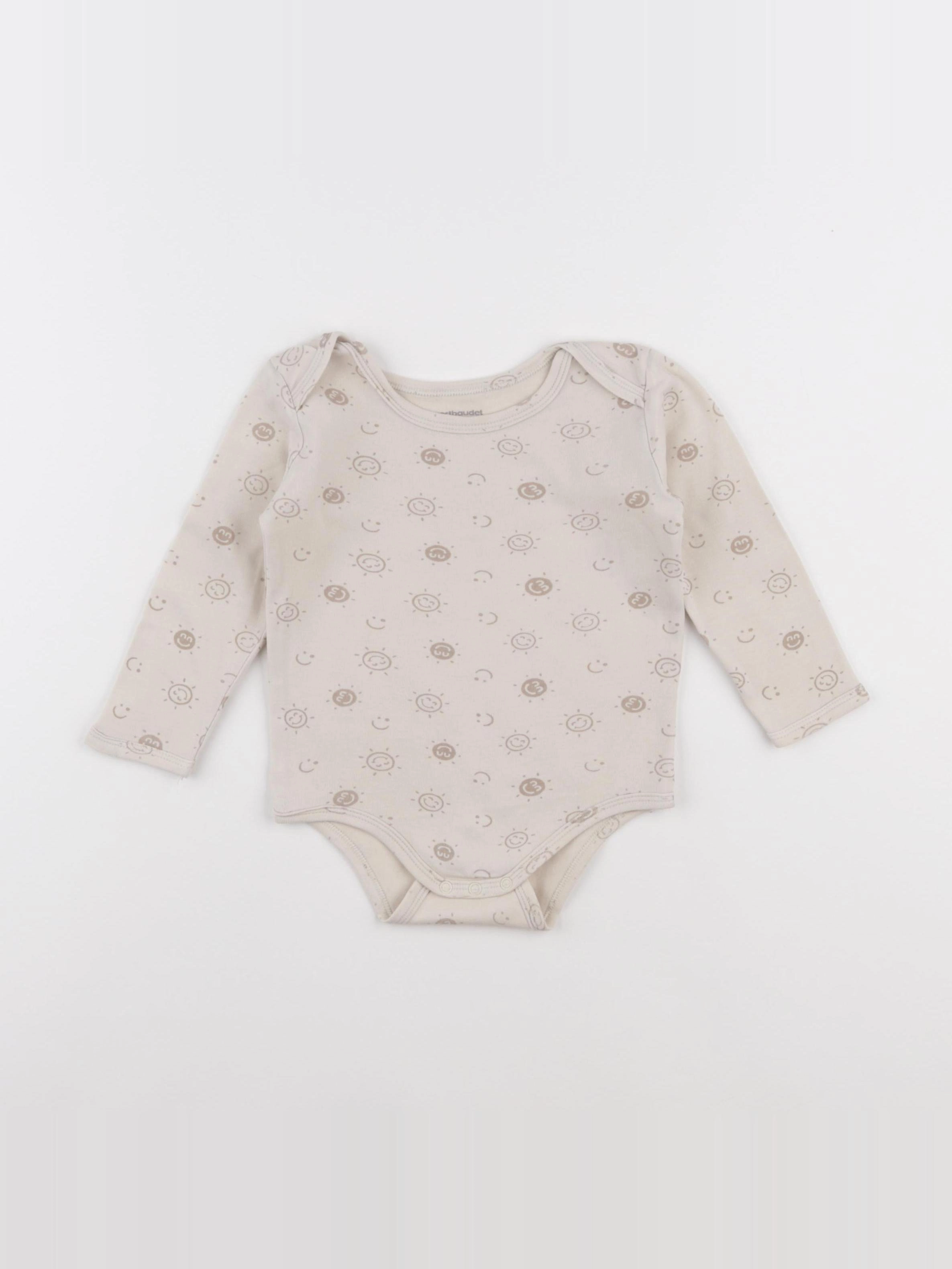 Vertbaudet - body marron - 18 mois
