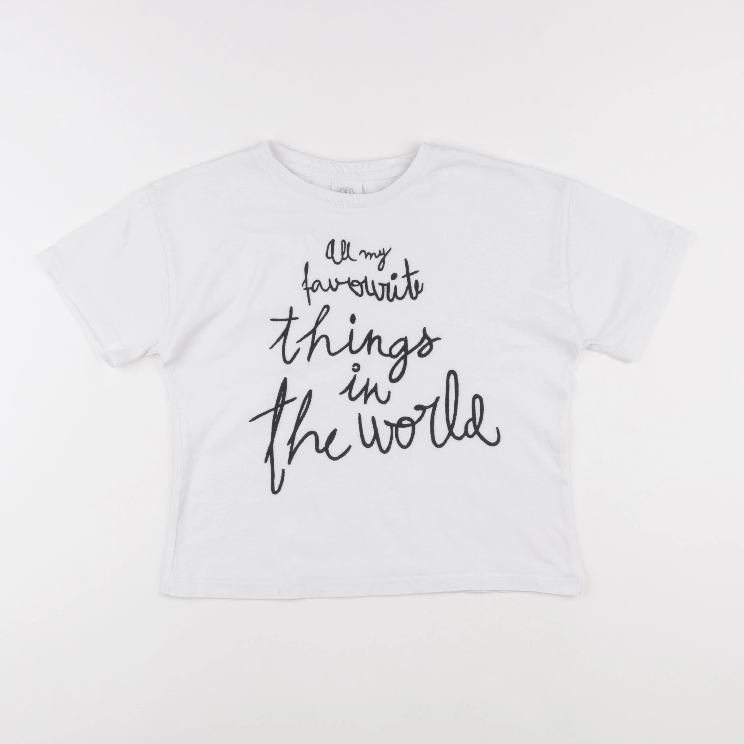 Zara - tee-shirt blanc - 9/10 ans