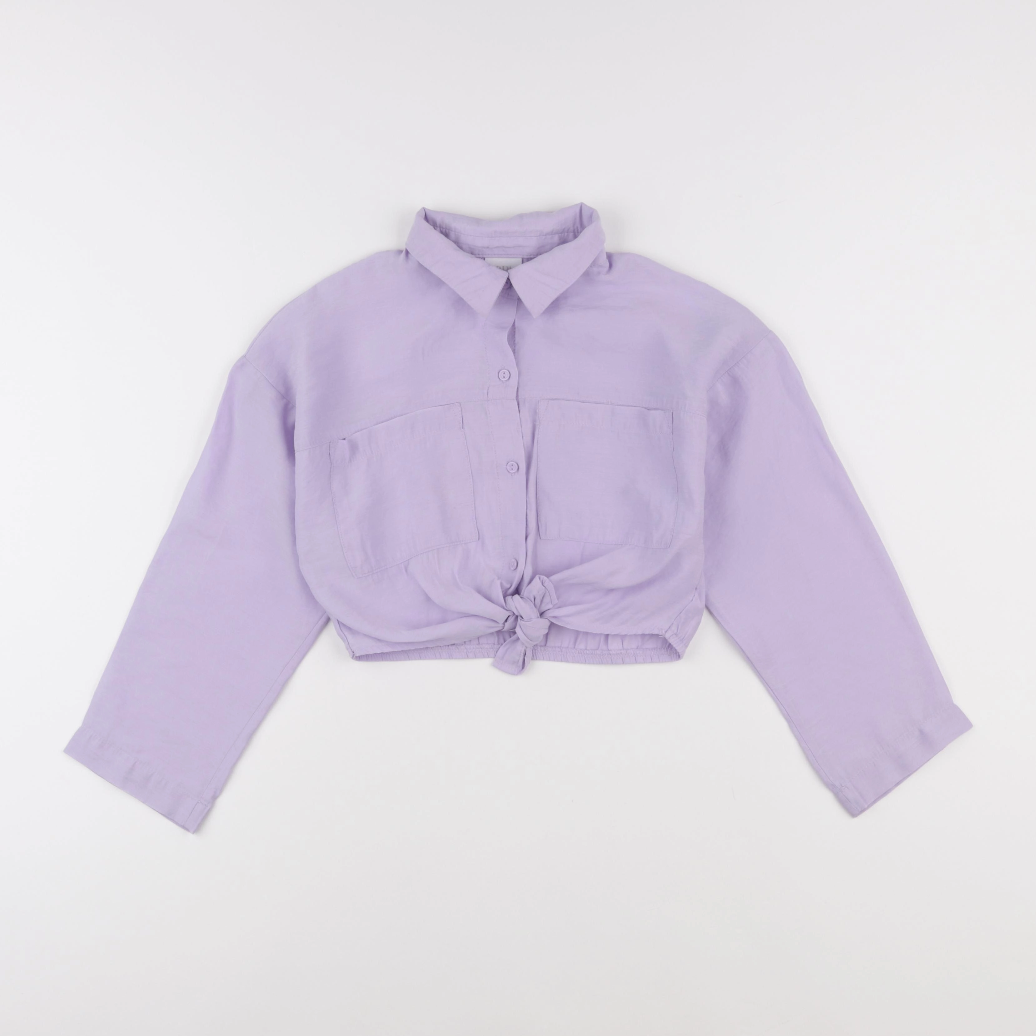 Zara - blouse courte violet - 8 ans