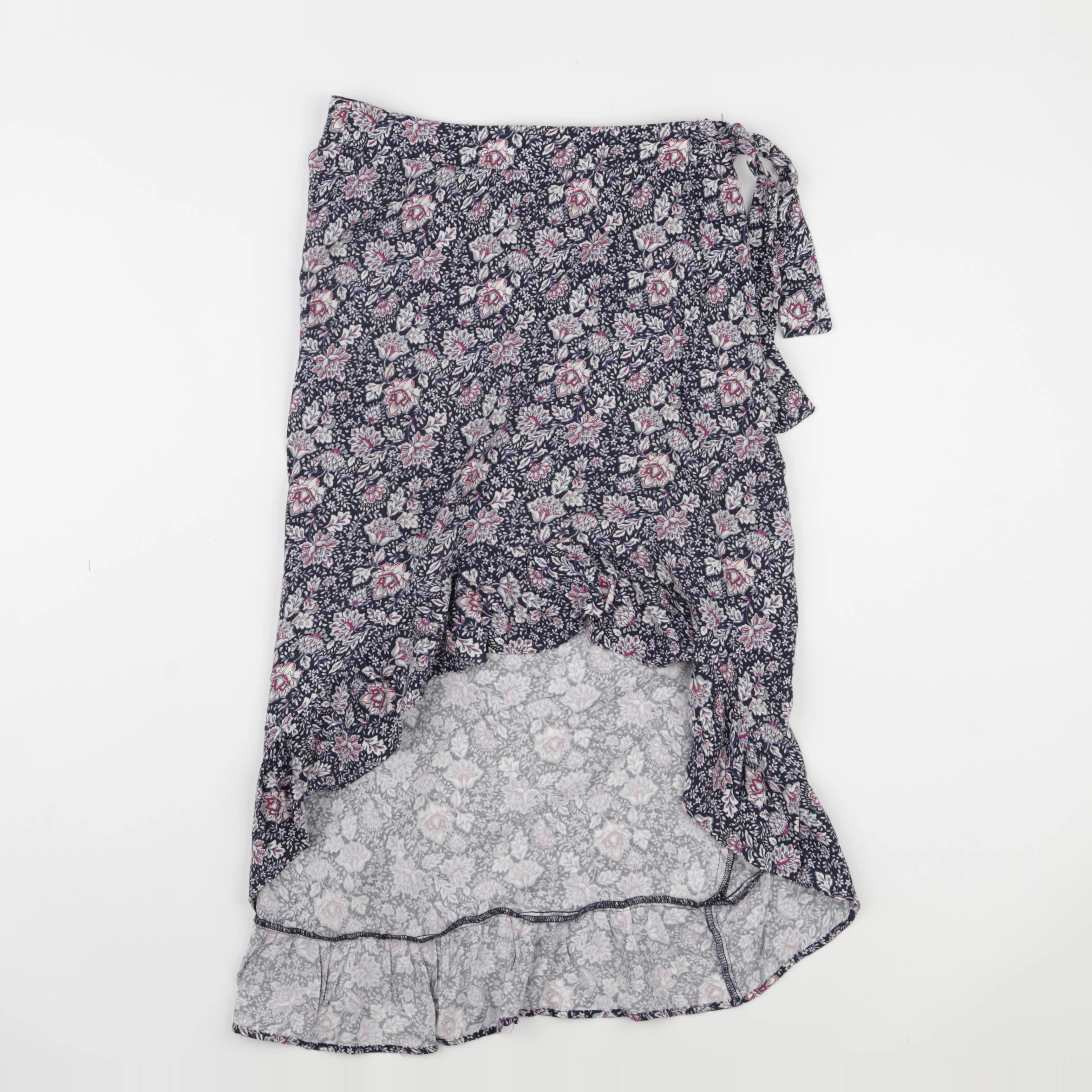 IKKS - jupe bleu, rose - 10 ans