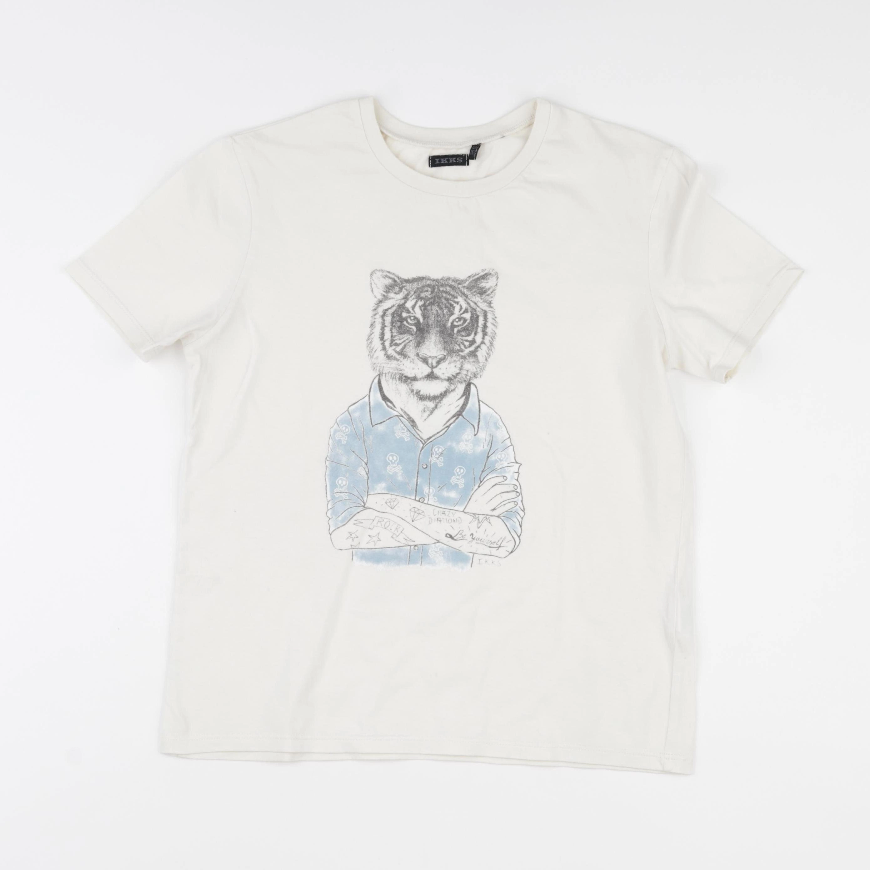 IKKS - tee-shirt blanc - 12 ans