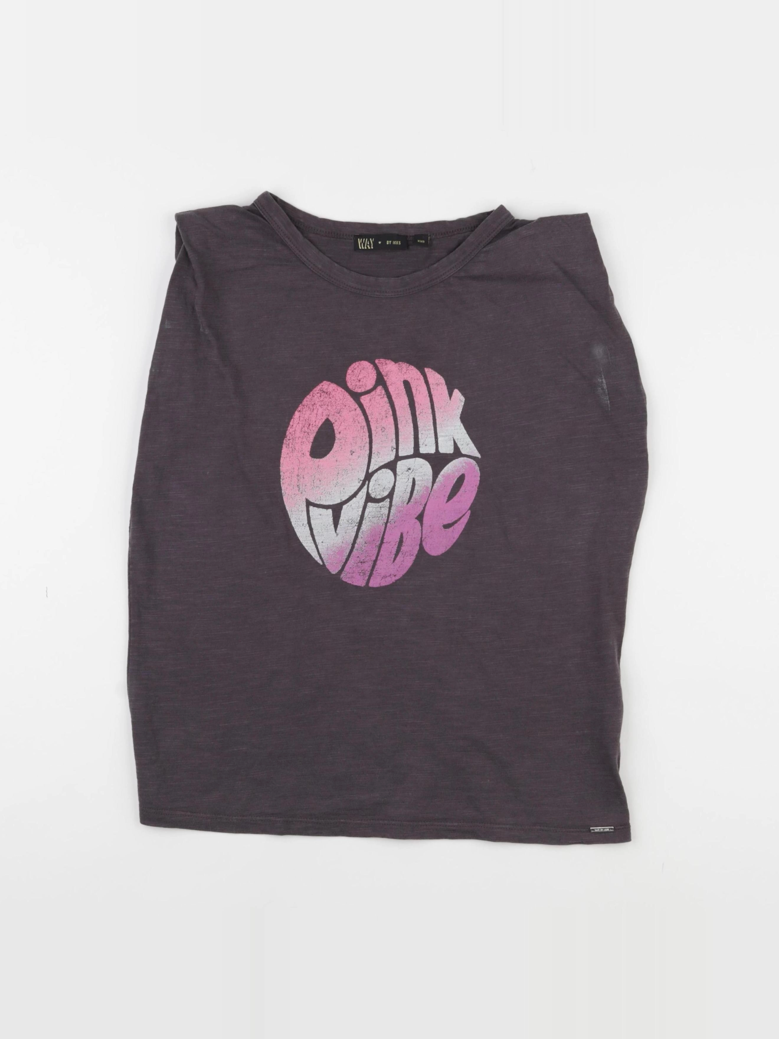 IKKS - tee-shirt gris - 10 ans