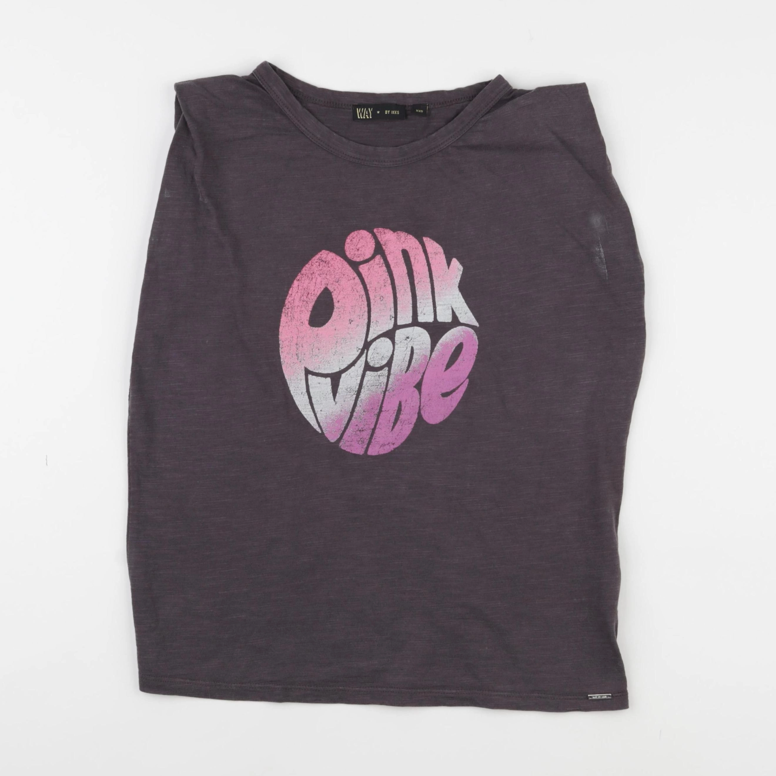 IKKS - tee-shirt gris - 10 ans