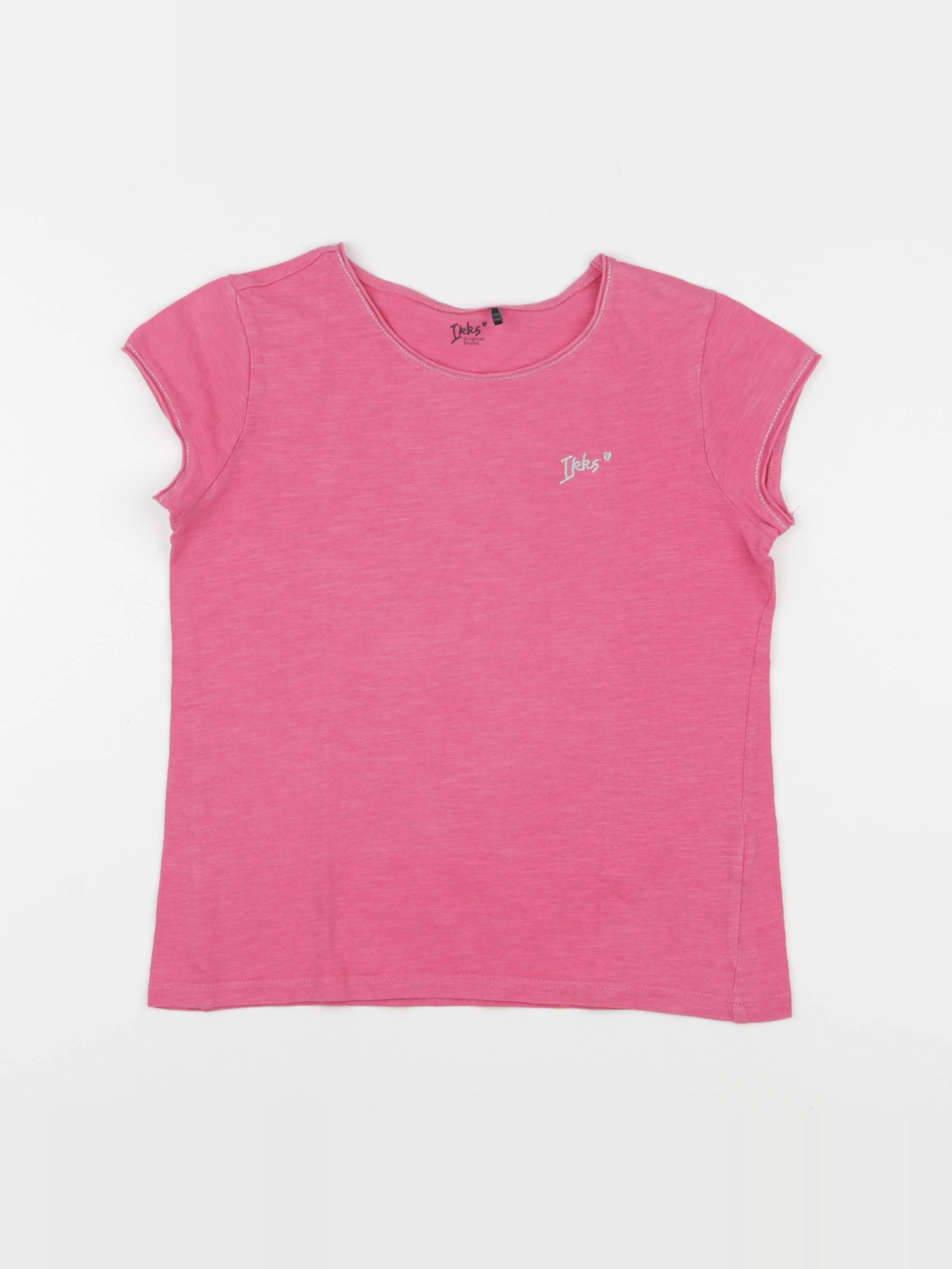 IKKS - tee-shirt rose - 10 ans