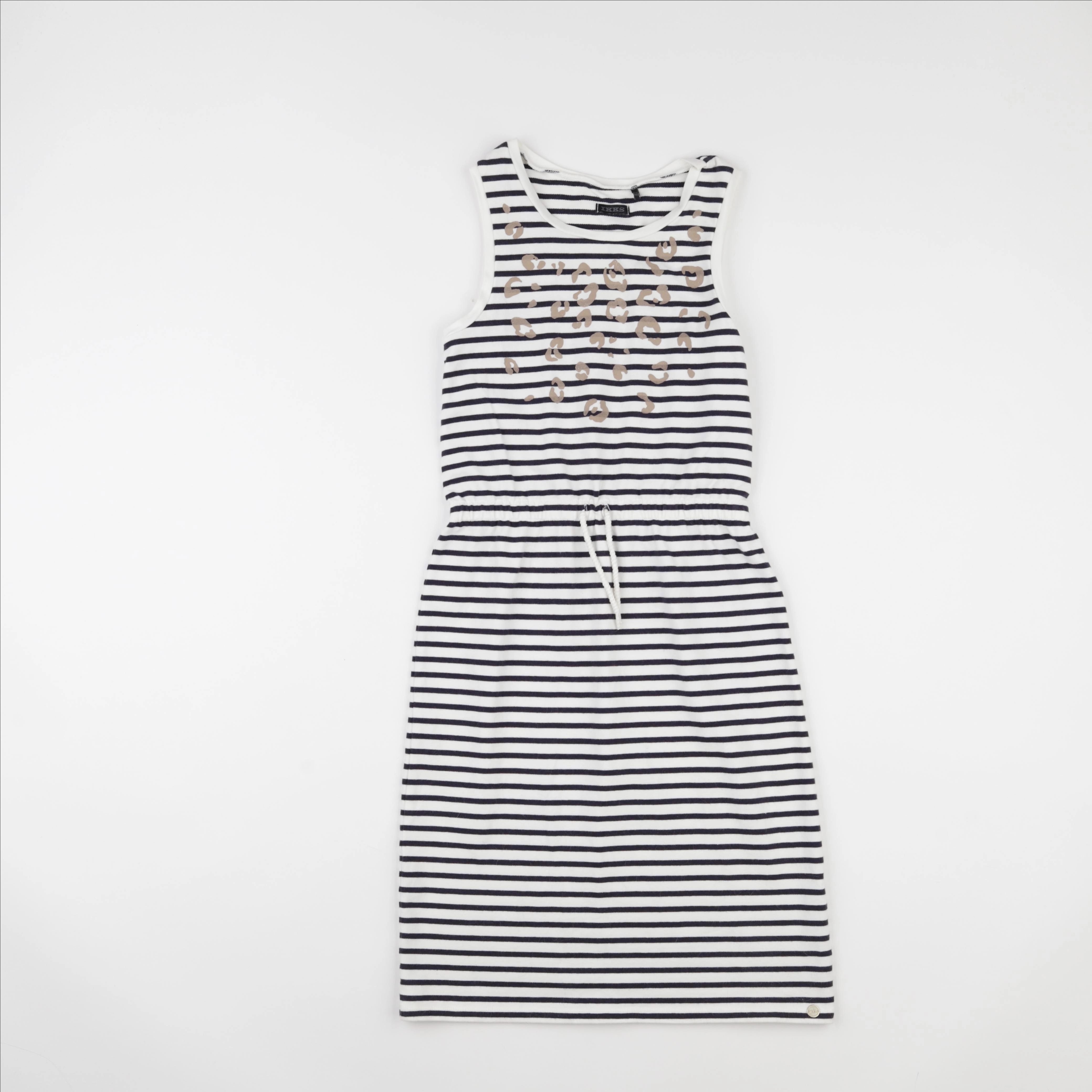 IKKS - robe blanc, noir - 10 ans