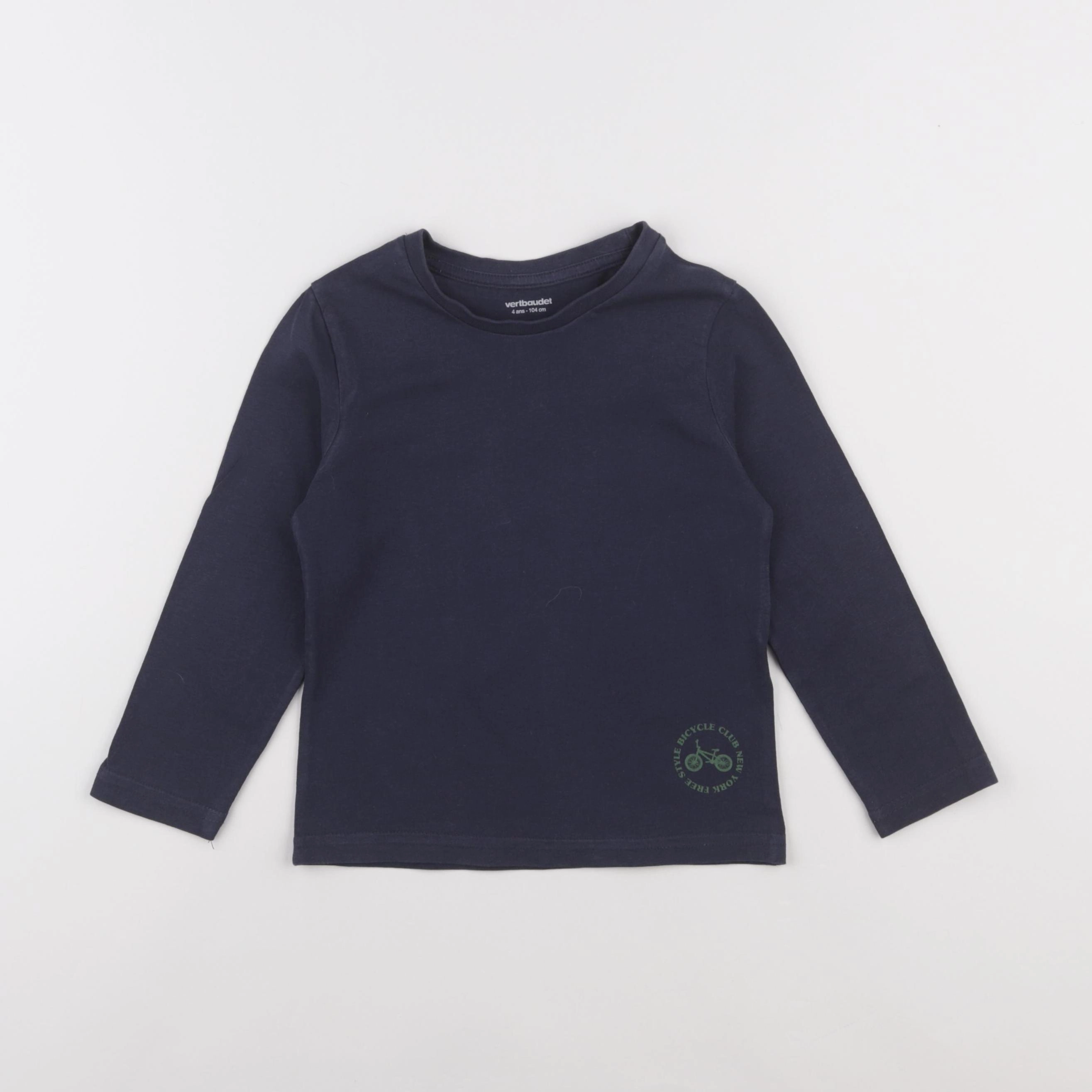 Vertbaudet - tee-shirt gris - 4 ans