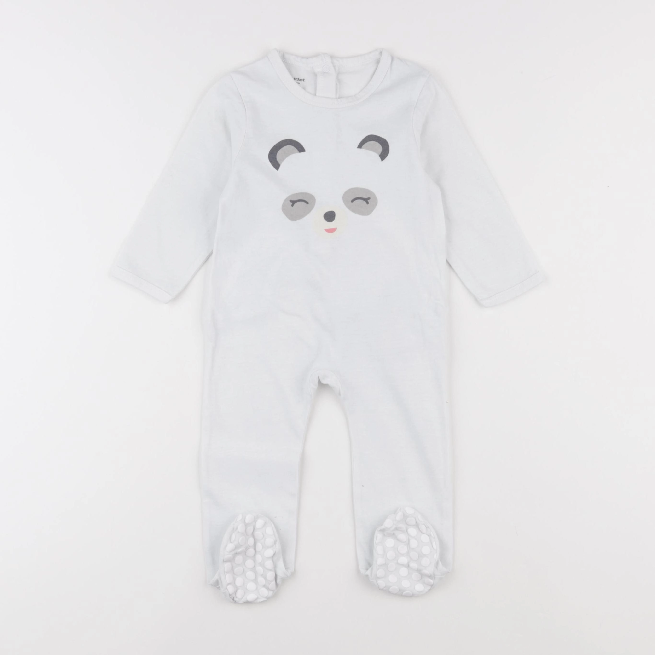 Vertbaudet - pyjama coton blanc - 12 mois