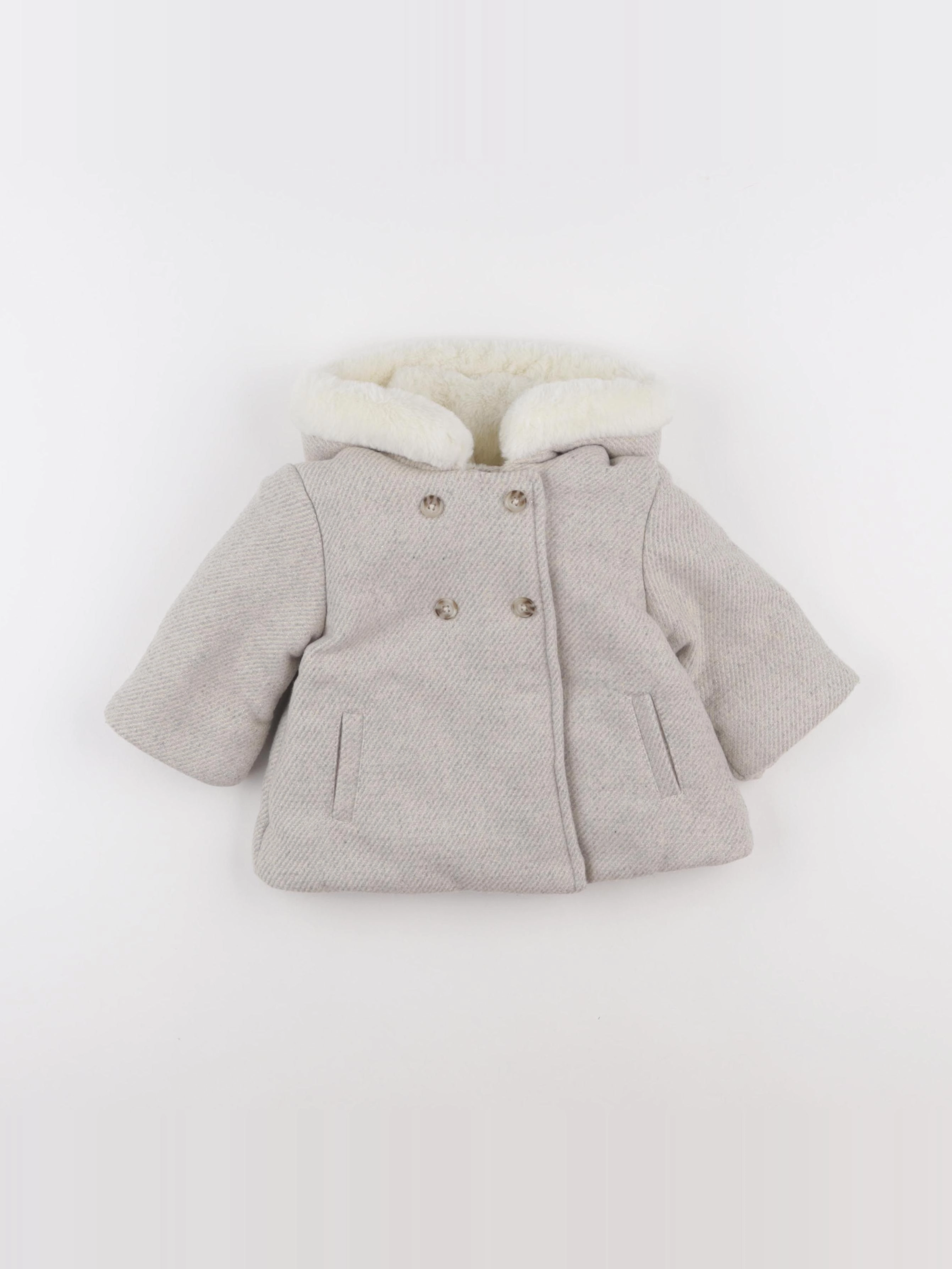 Tape à l'oeil - manteau beige, or - 9 mois