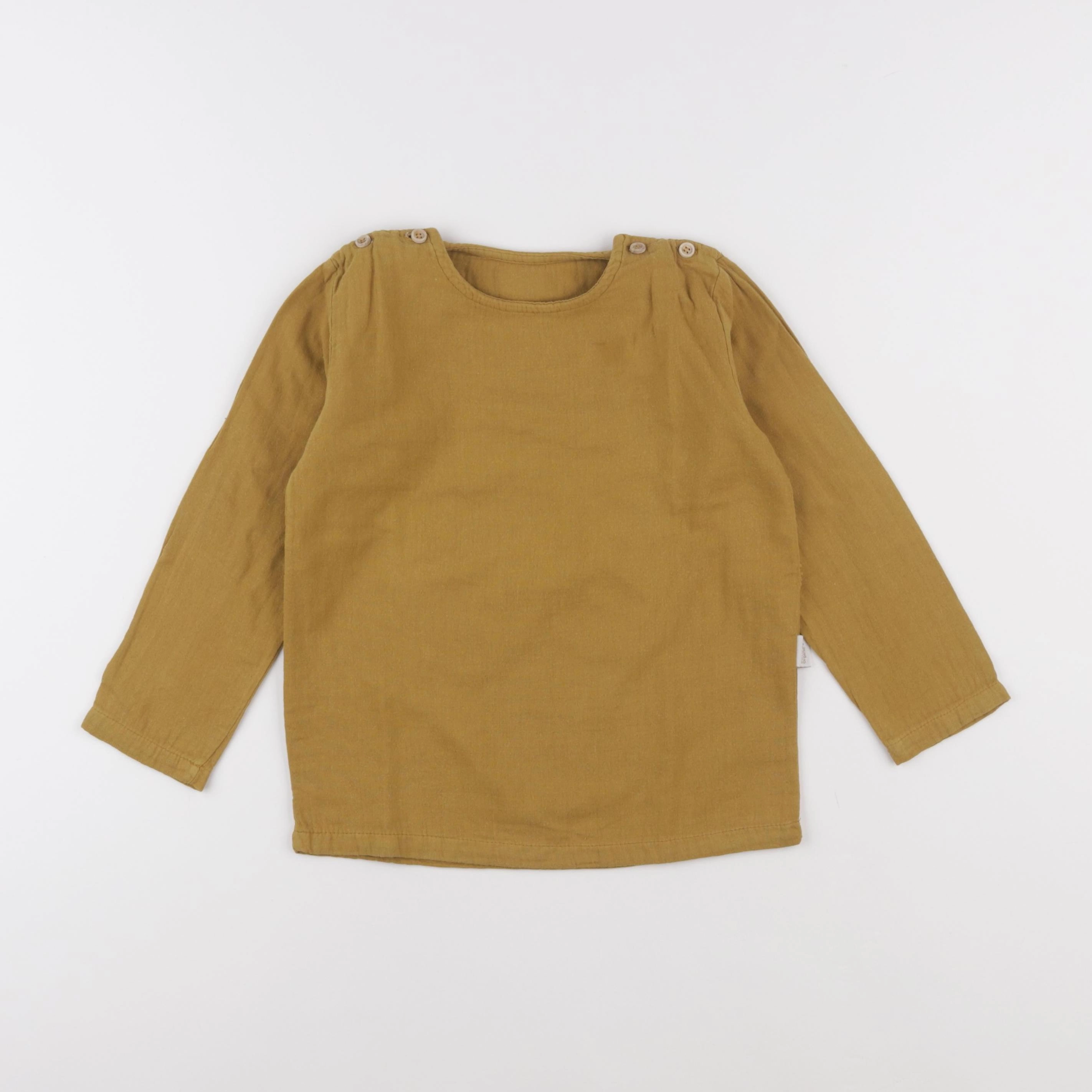 Poudre Organic - blouse jaune - 4 ans