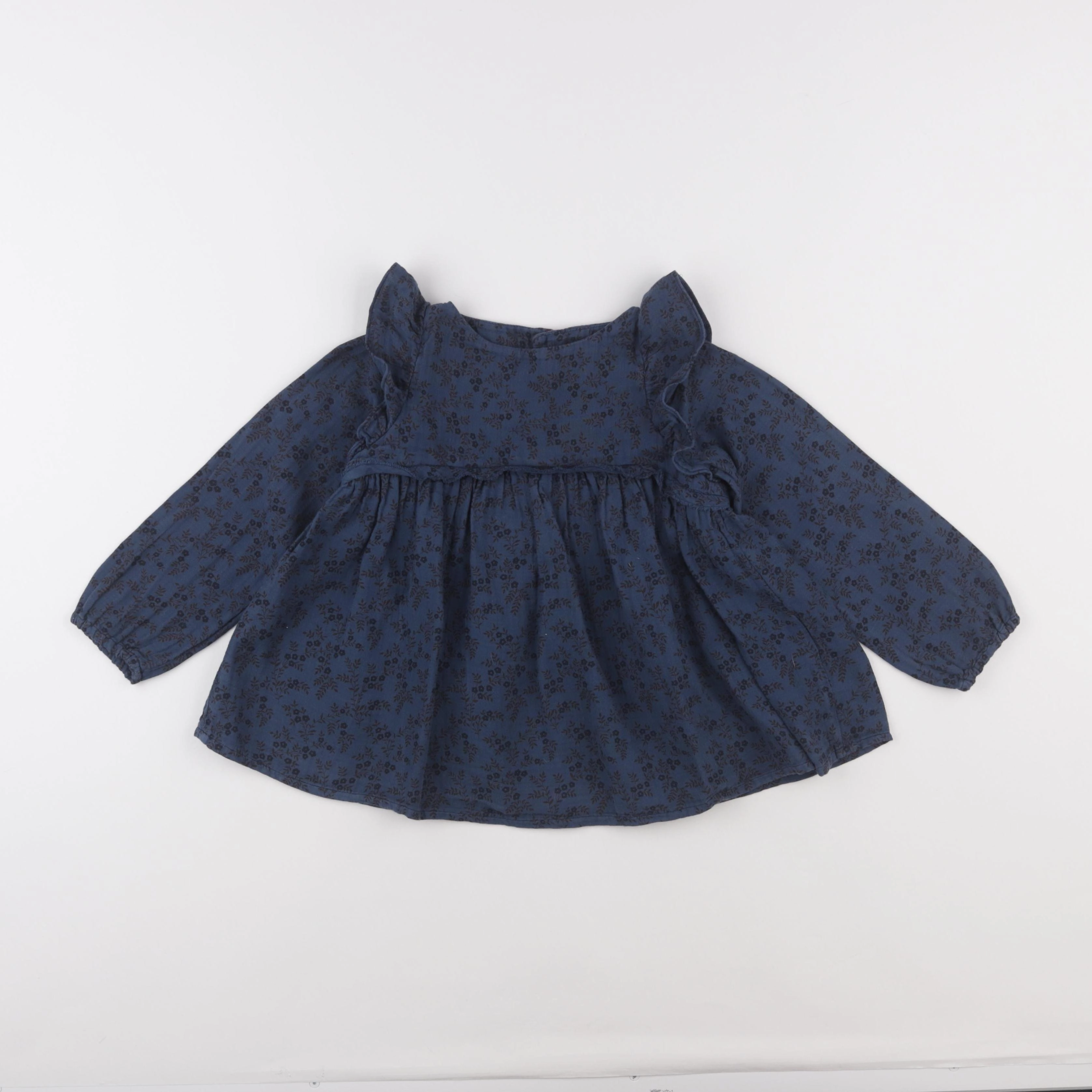 Bonton - blouse bleu - 4 ans