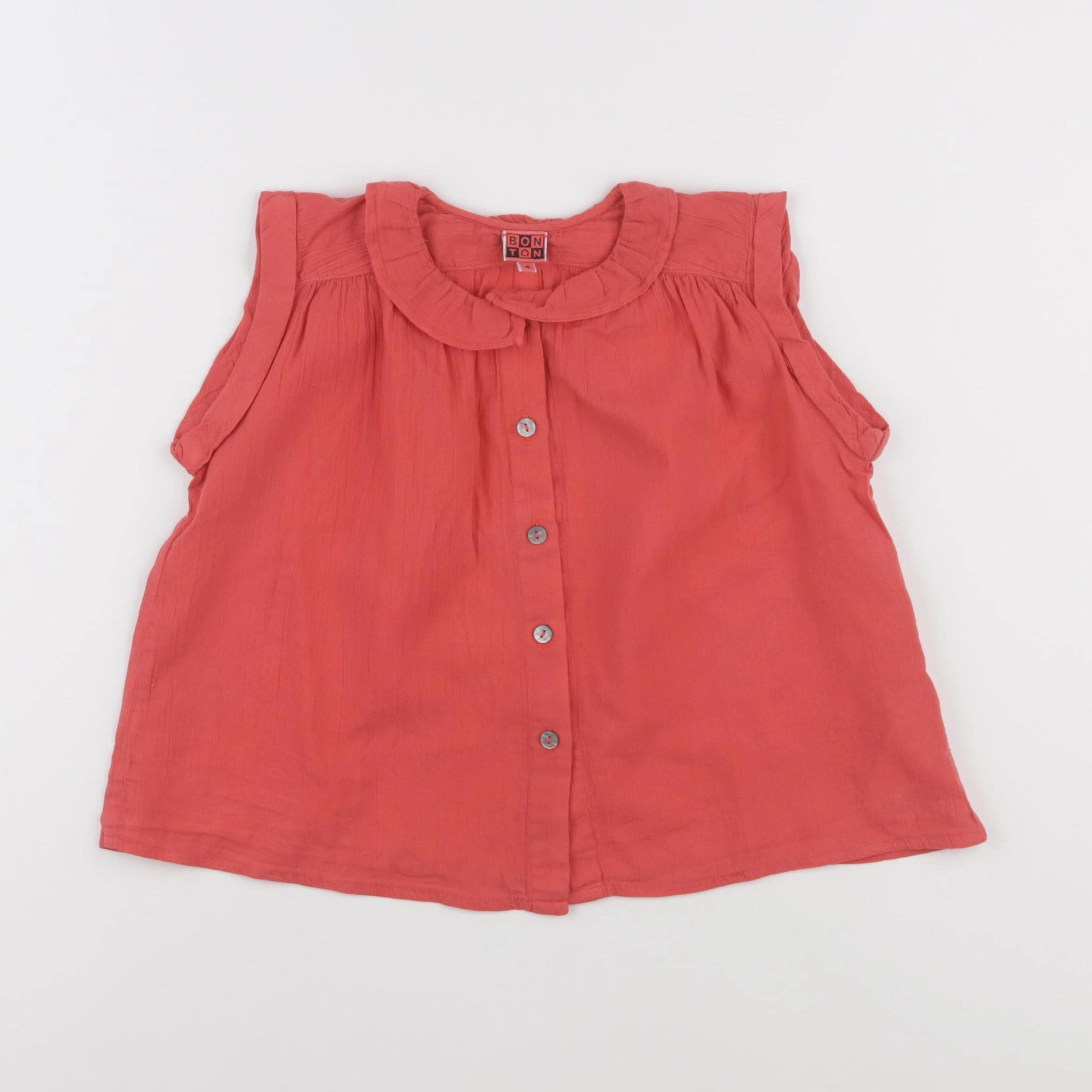 Bonton - blouse rose - 4 ans