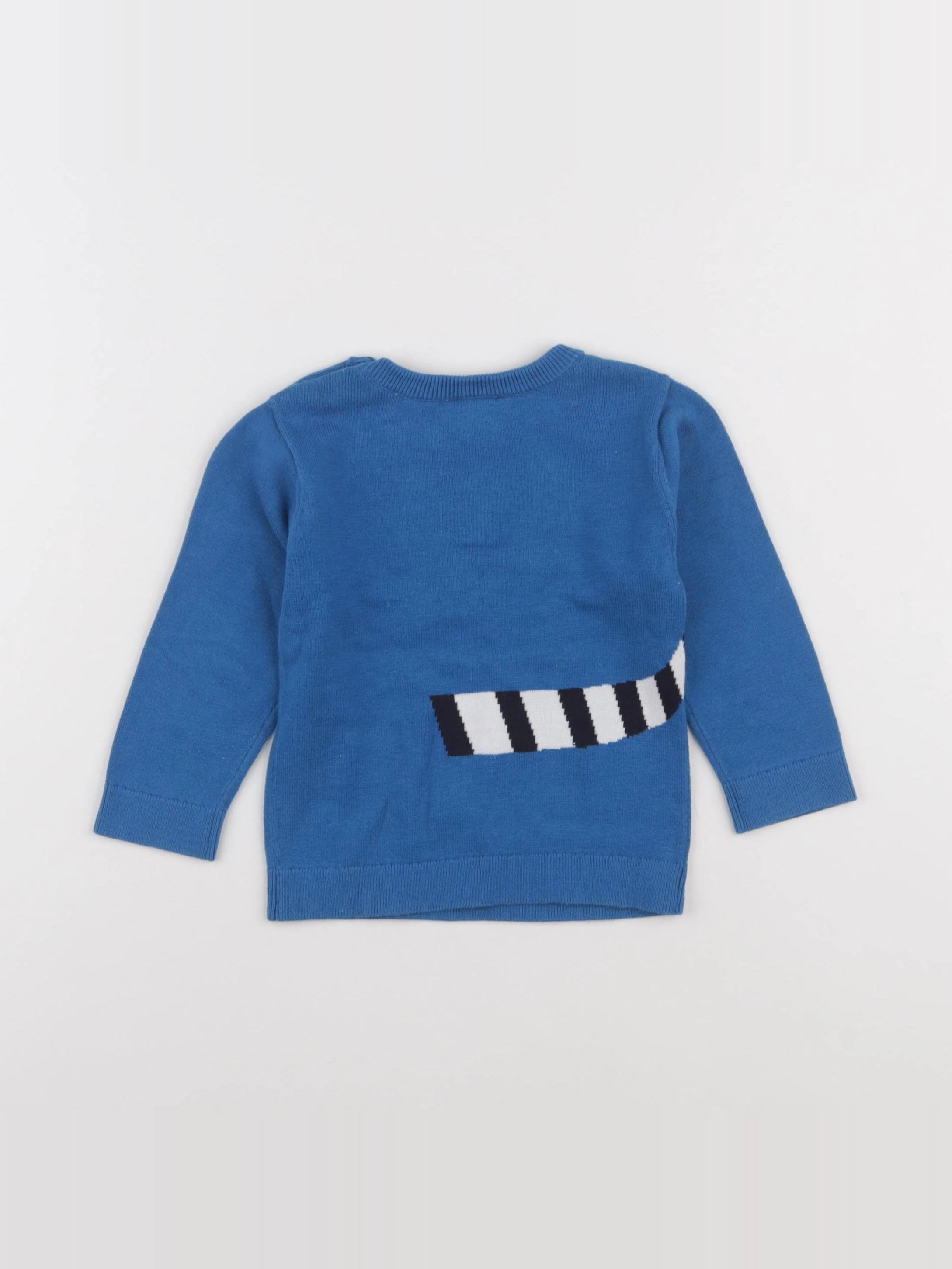 Jacadi - pull bleu - 18 mois