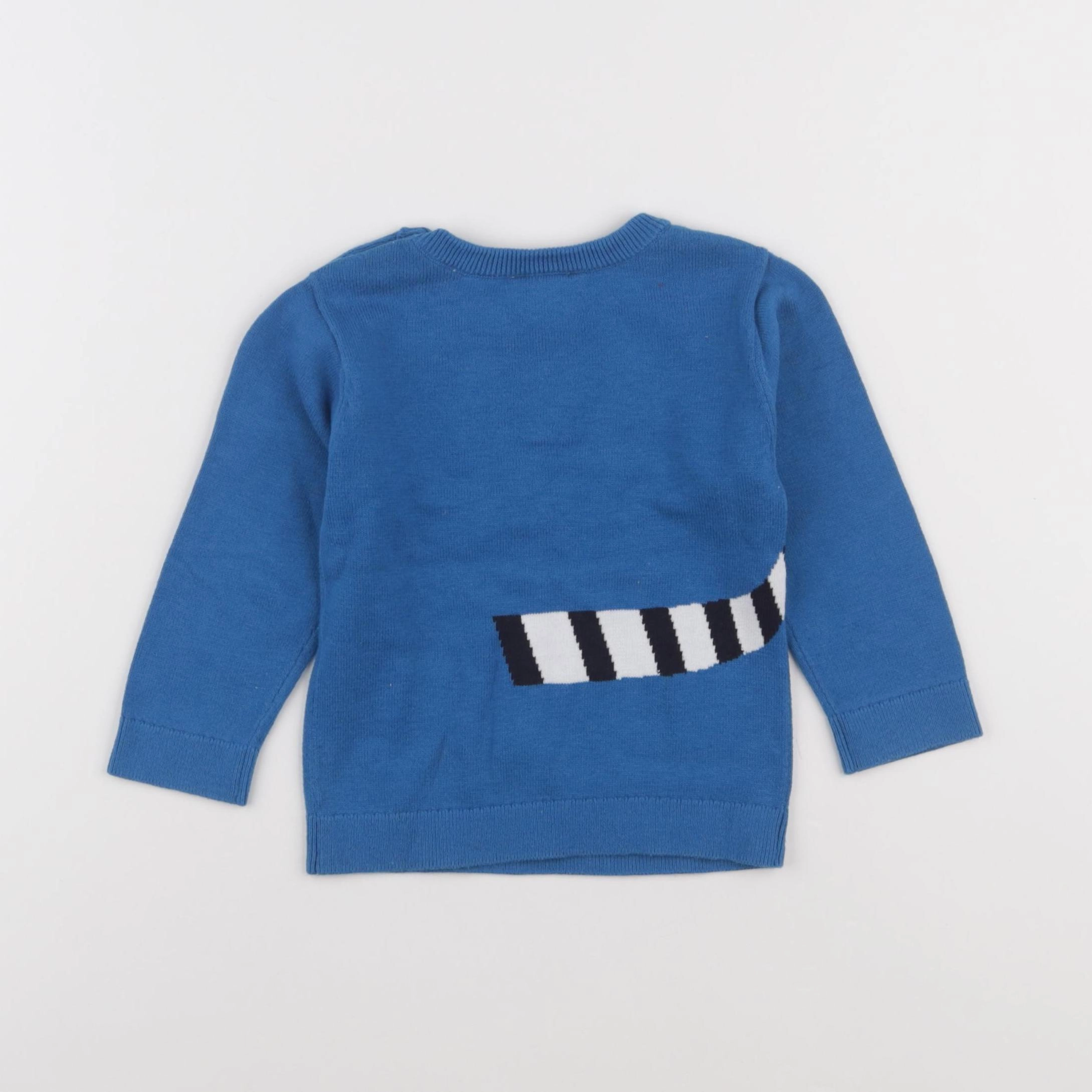 Jacadi - pull bleu - 18 mois