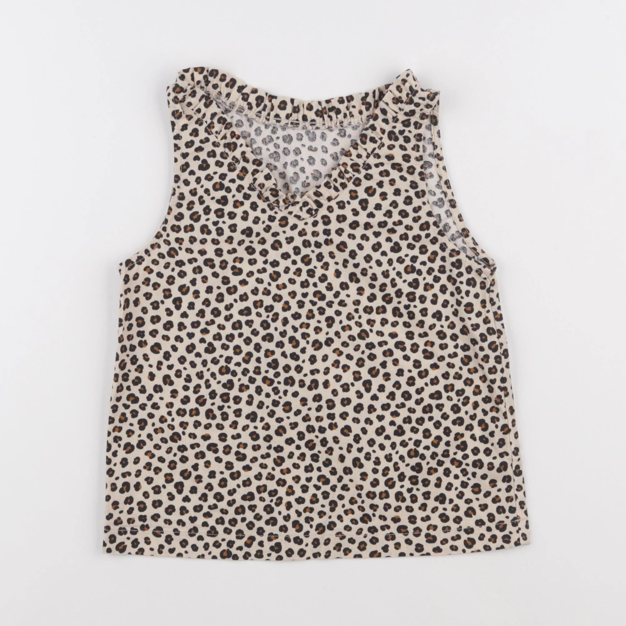 Frangin Frangine - blouse marron - 6 ans