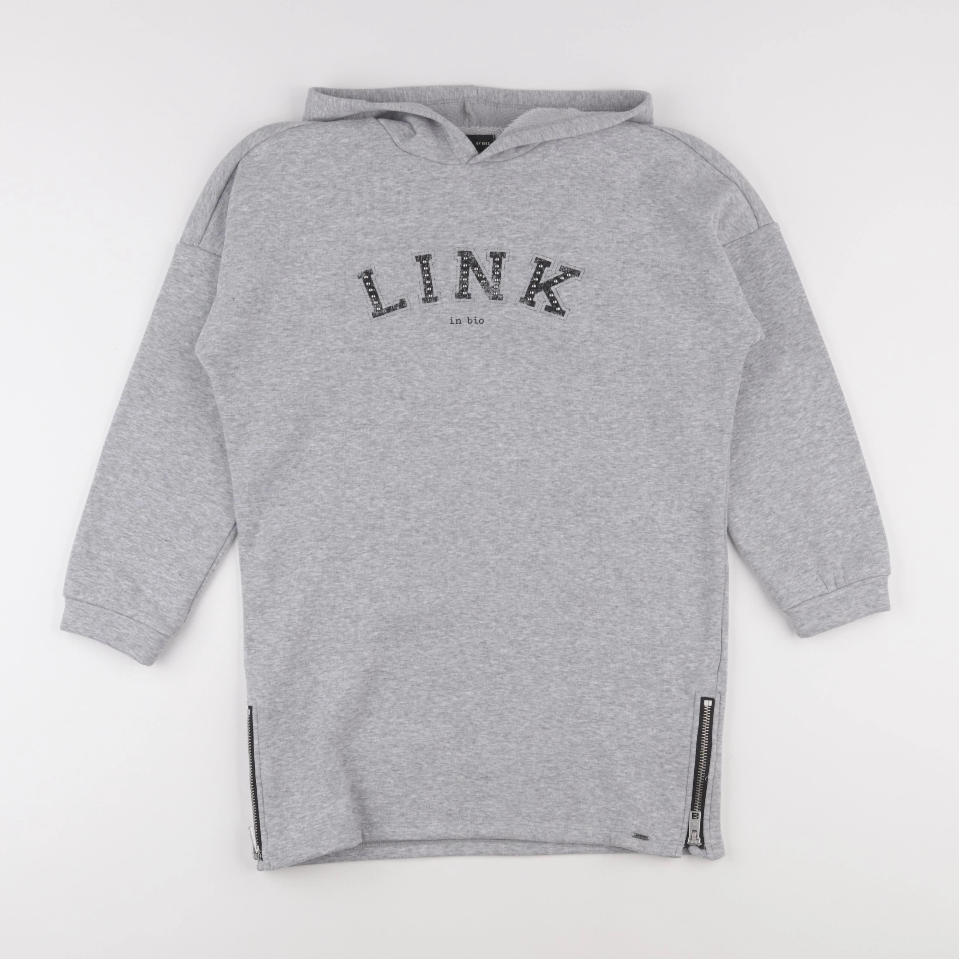 IKKS - robe gris - 10 ans