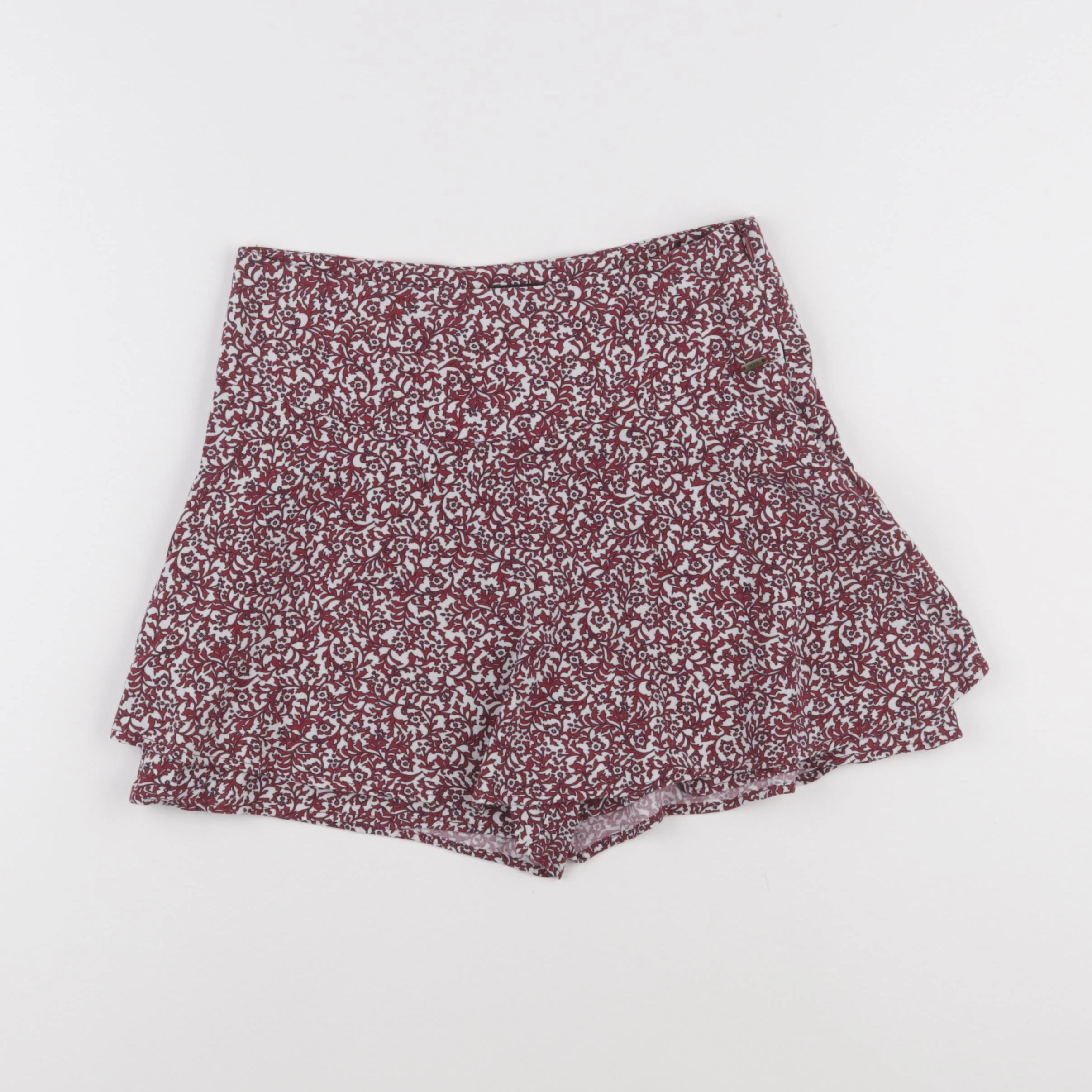 IKKS - jupe short rouge - 10 ans