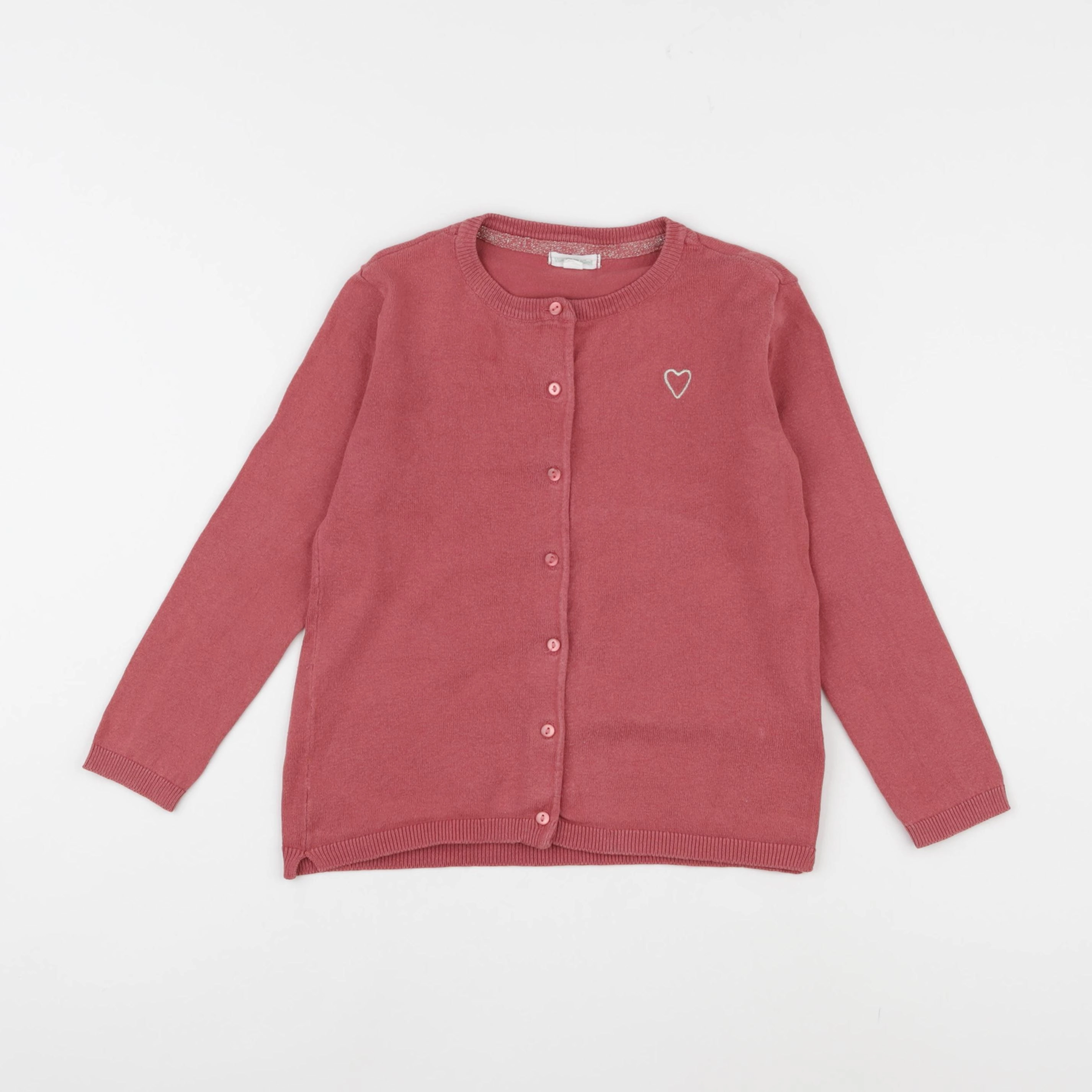 Vertbaudet - gilet rose - 5 ans