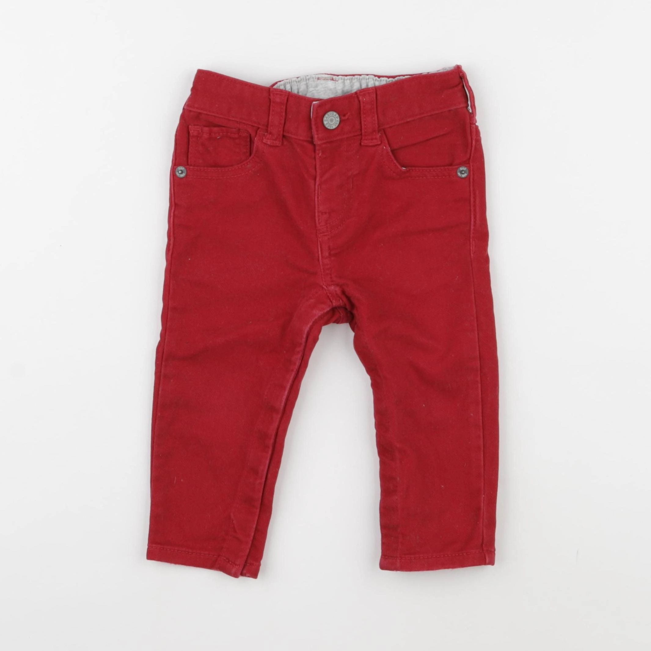 GAP - jean rouge - 12/18 mois
