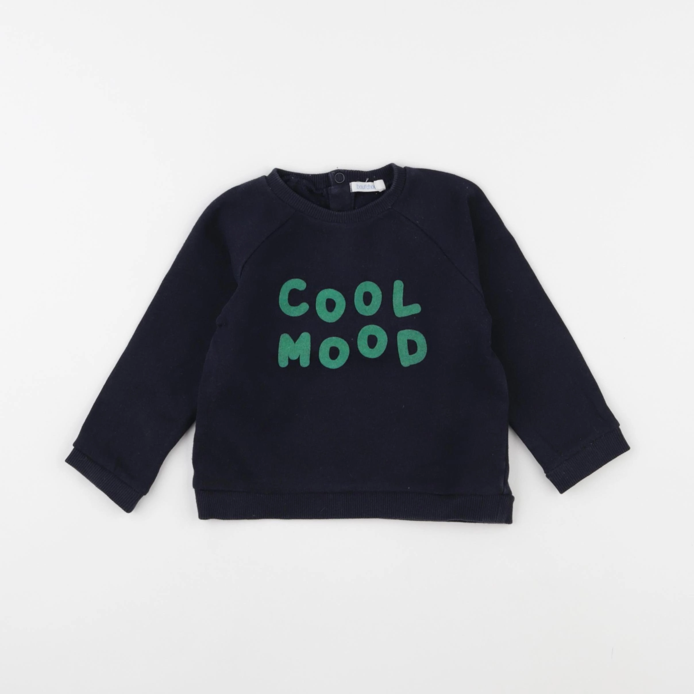 Boutchou - sweat bleu - 18 mois